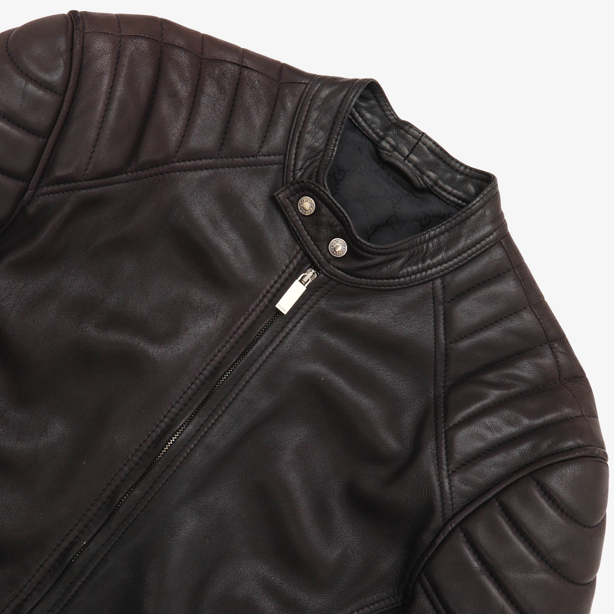 Vintage Leather Biker Jacket