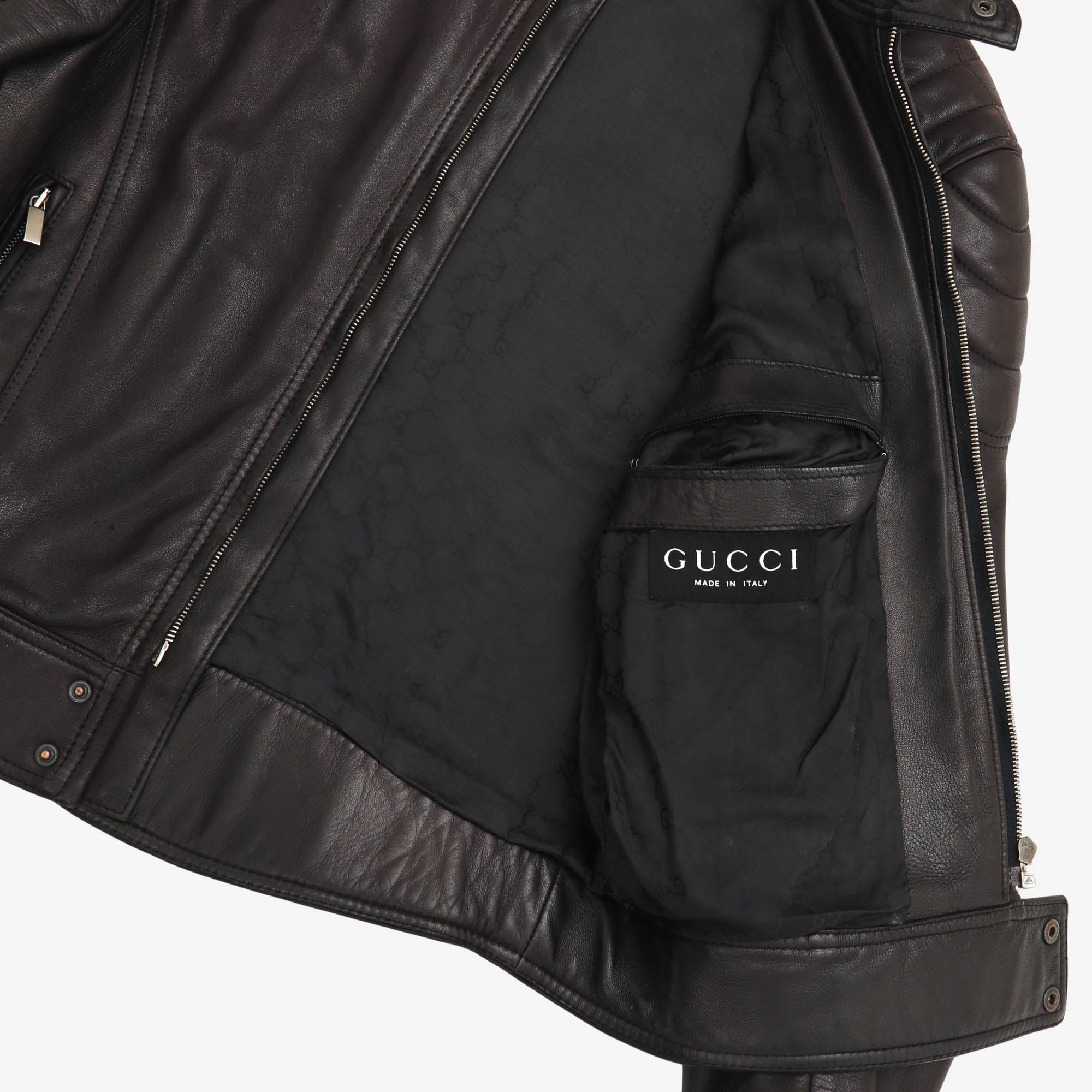 Vintage Leather Biker Jacket