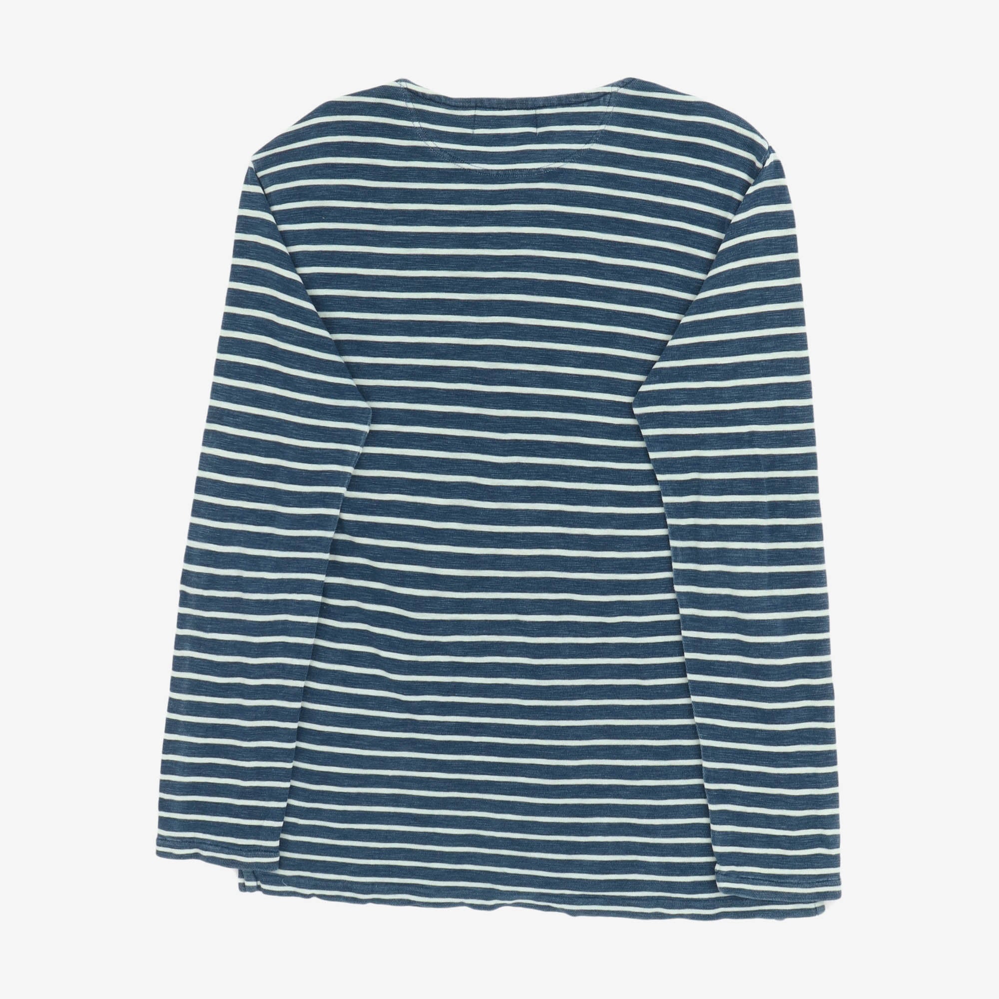 Striped Jersey LS Tee