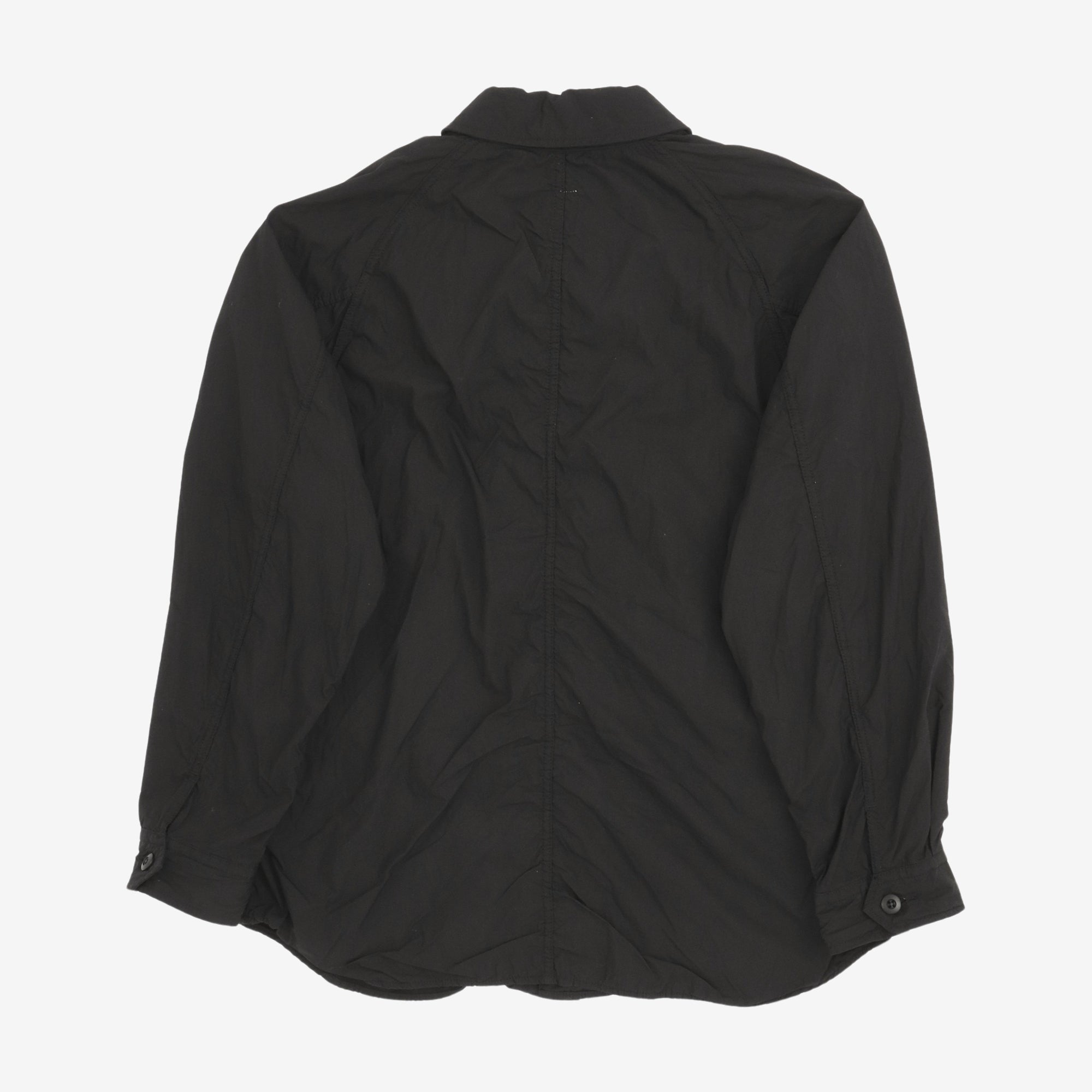 Typewriter Military Shirt Jacket