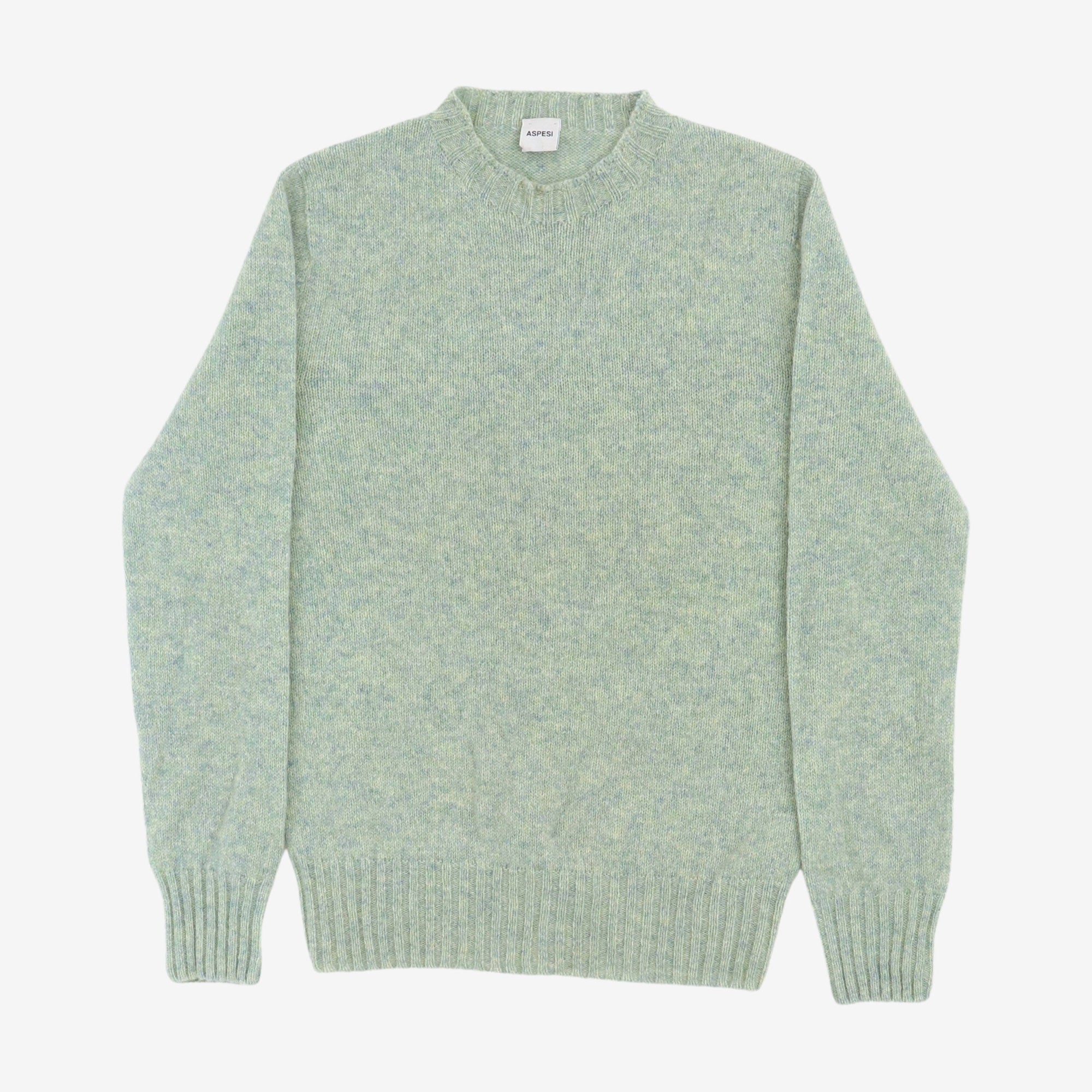 Brushed Shetland Wool Sweater