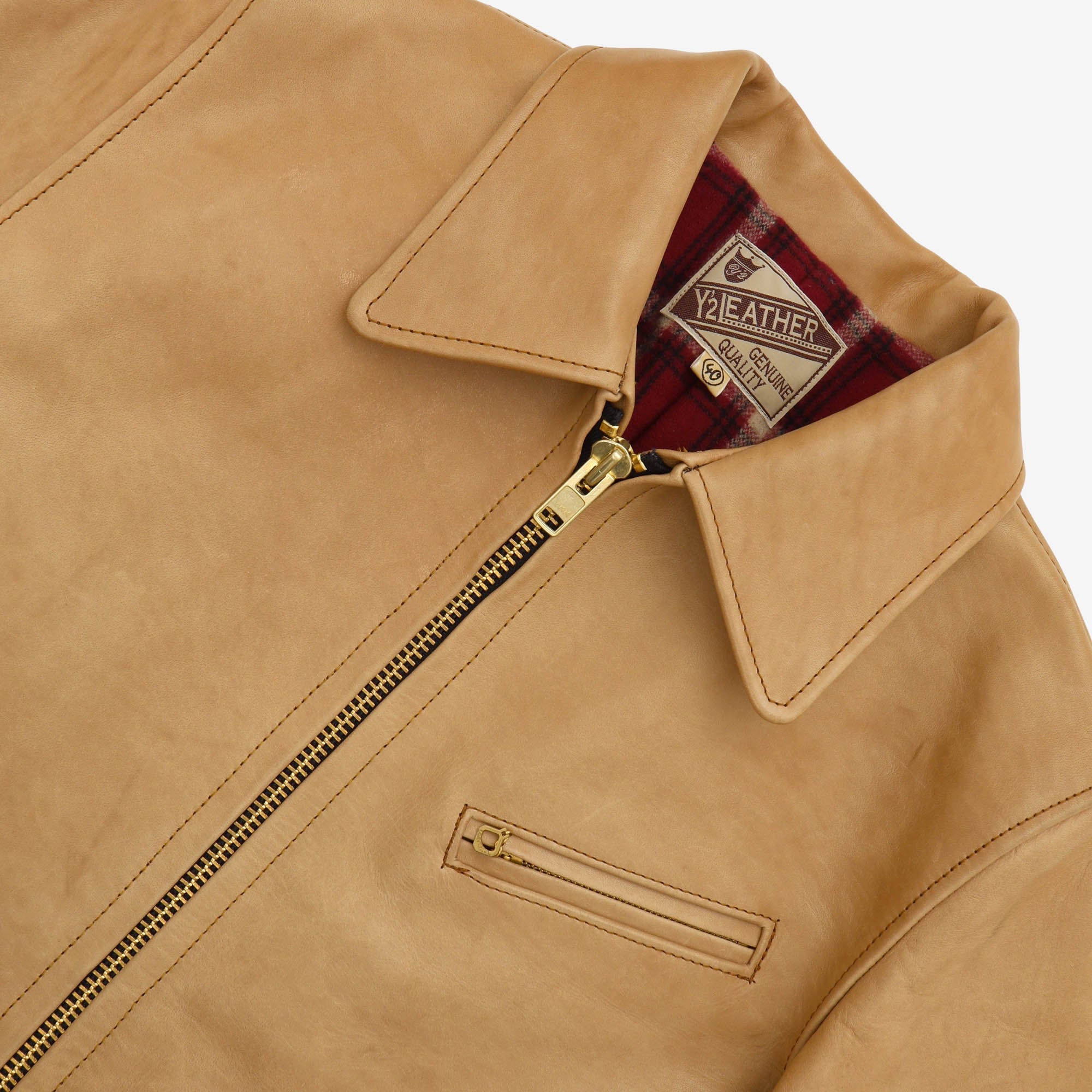 Kakishibu Horsehide Single Riders Jacket