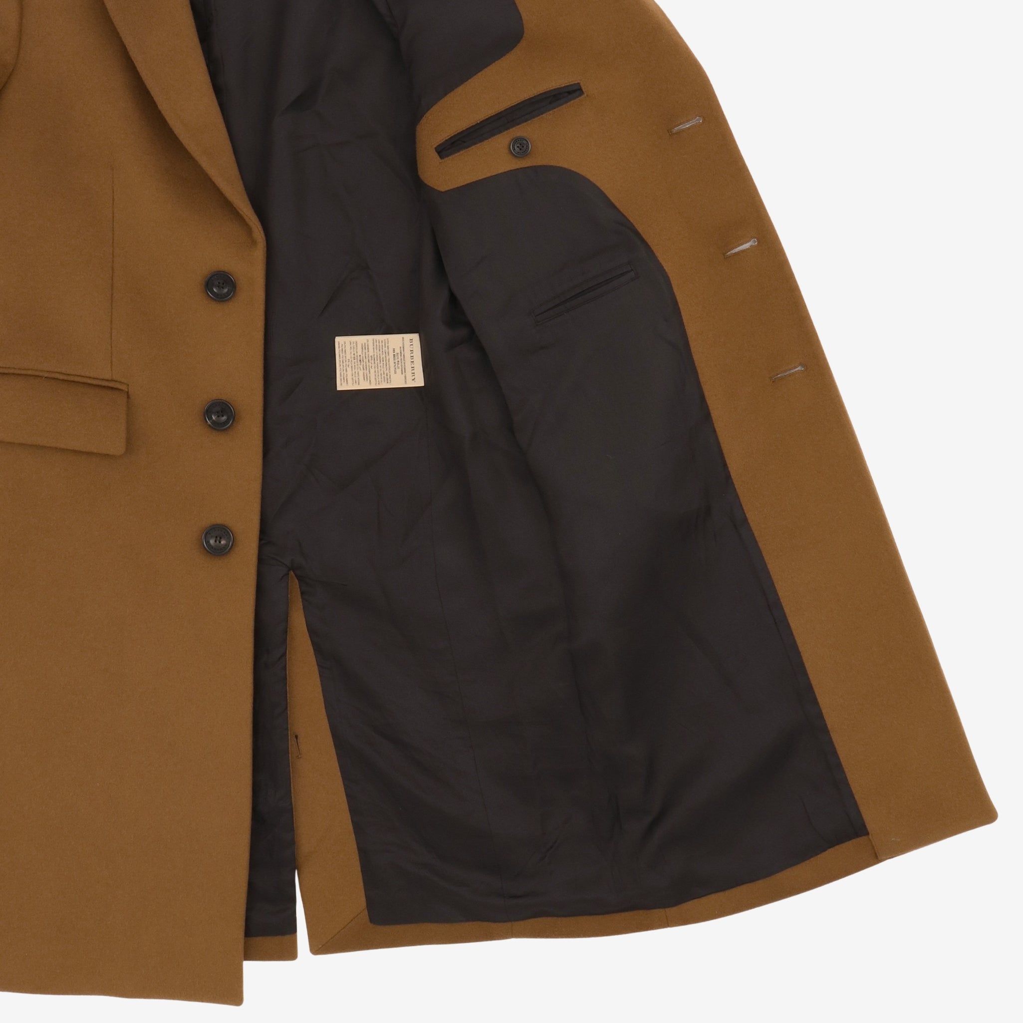 Wool Tailored Overcoat
