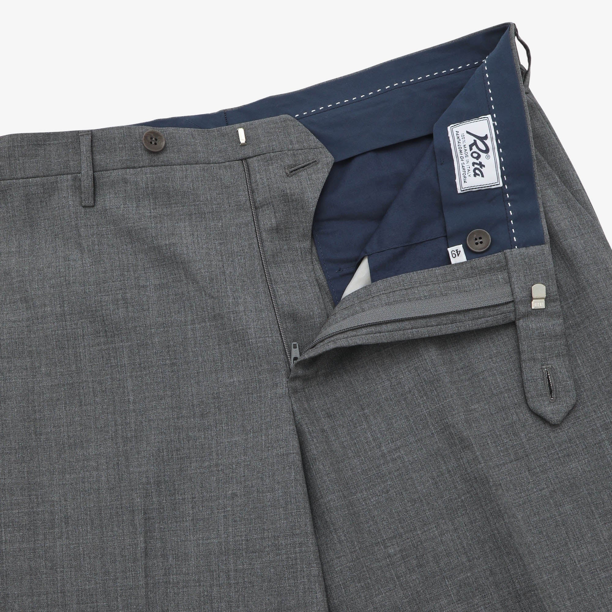 120s Hopsack Trousers (33W X 37L)