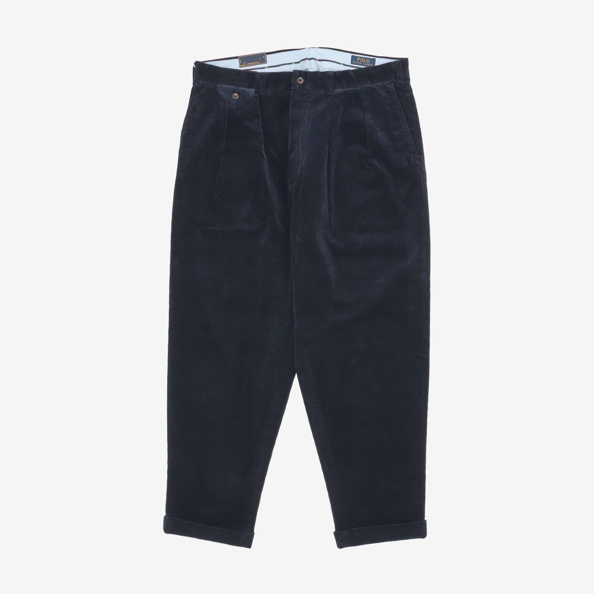 Baggy Fit Pleated Trousers (34W X 28L)