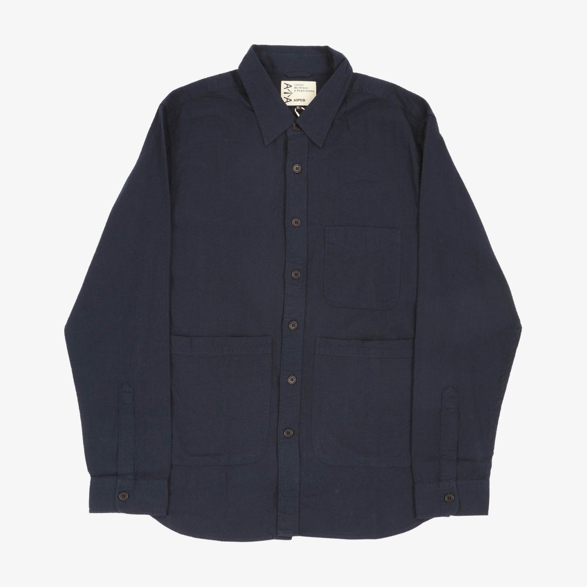 Seersucker Utility Shirt