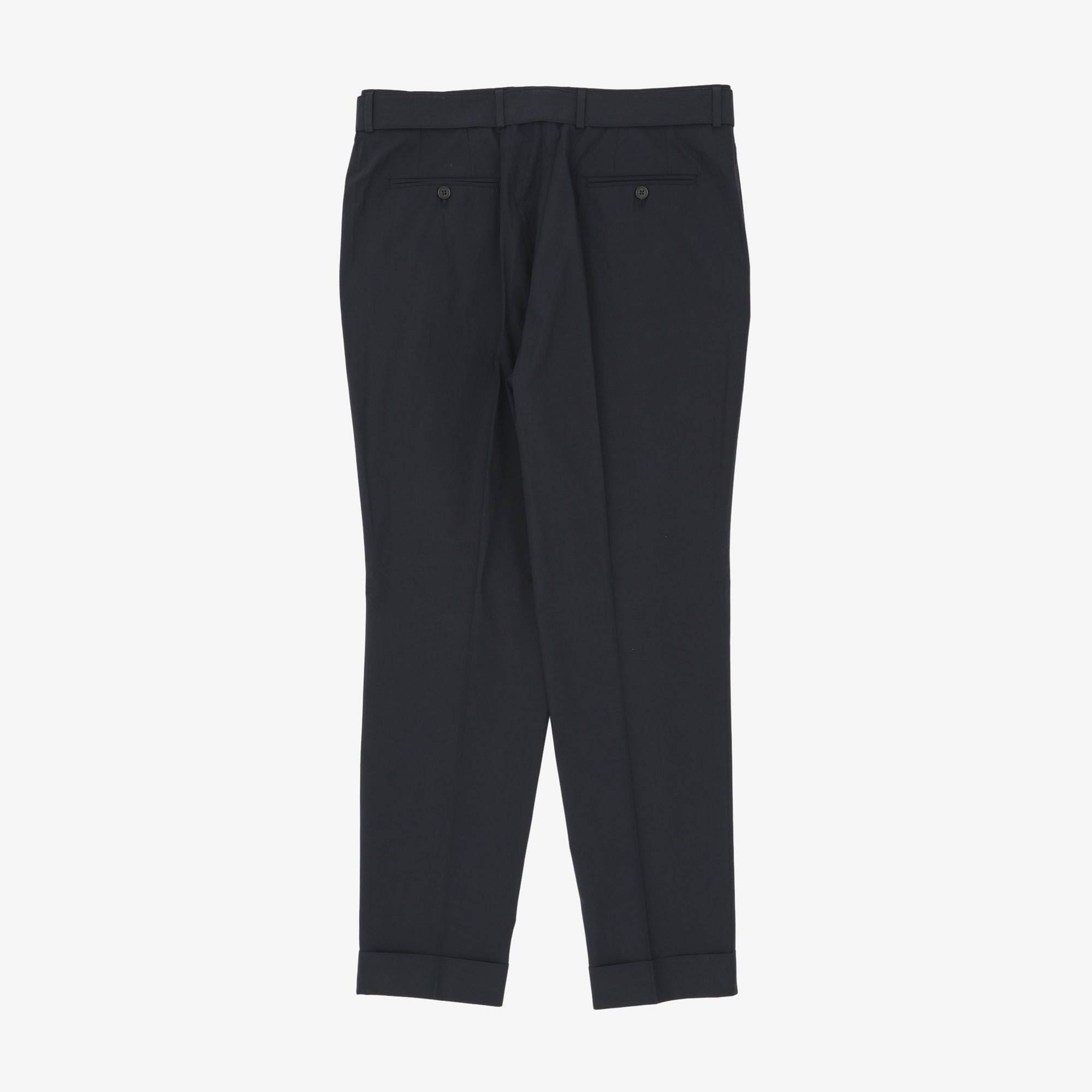 Pierre Pleated Belted Trousers (35W X 31L)