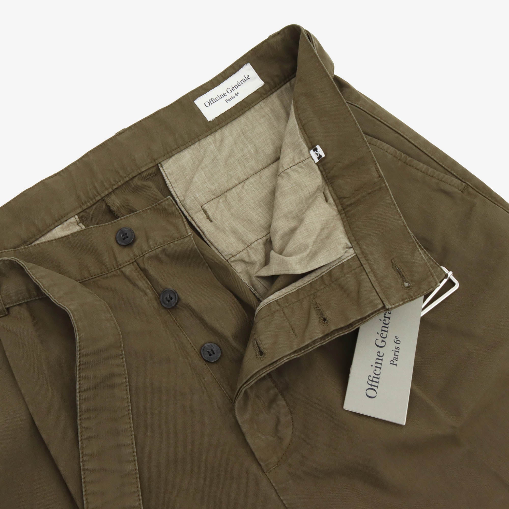 Luigi Pleated Chinos (36W X 29L)