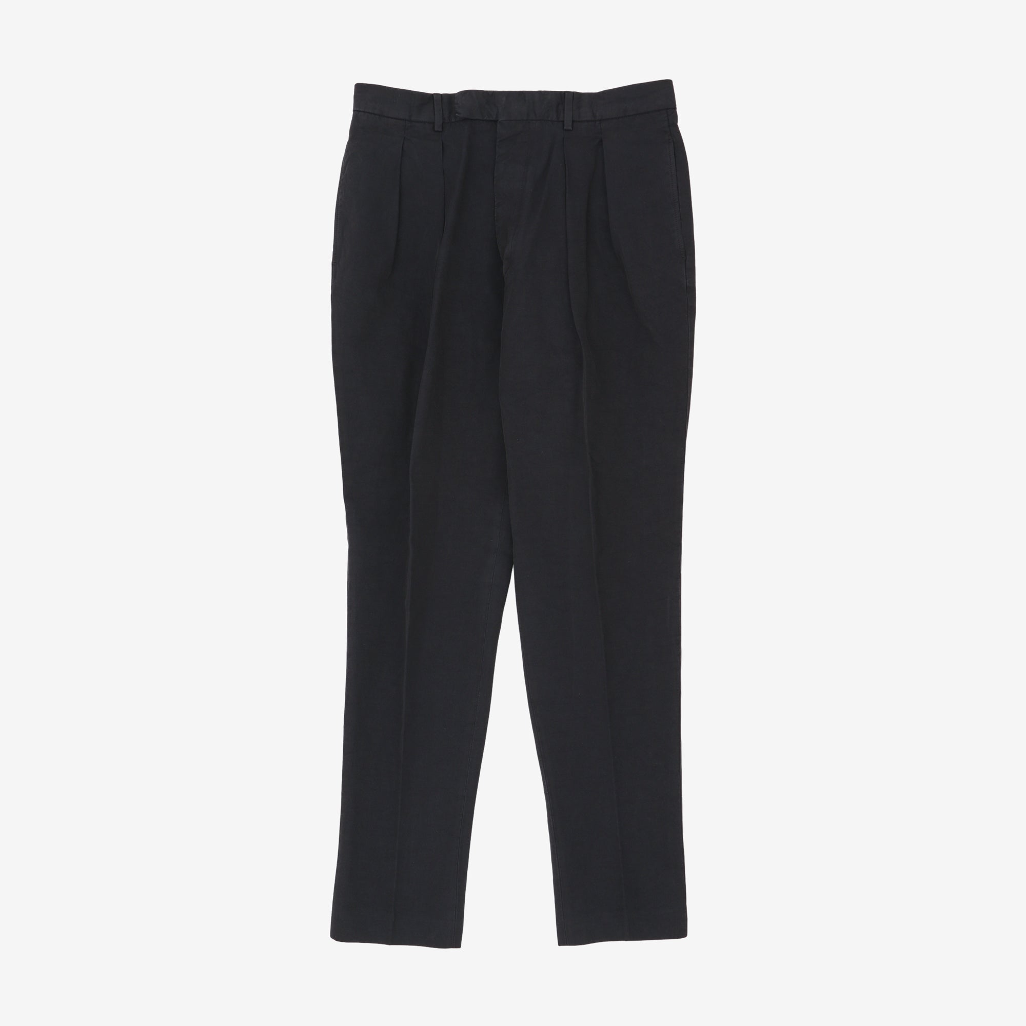 Double Pleated Linen Trousers (34W X 33L)