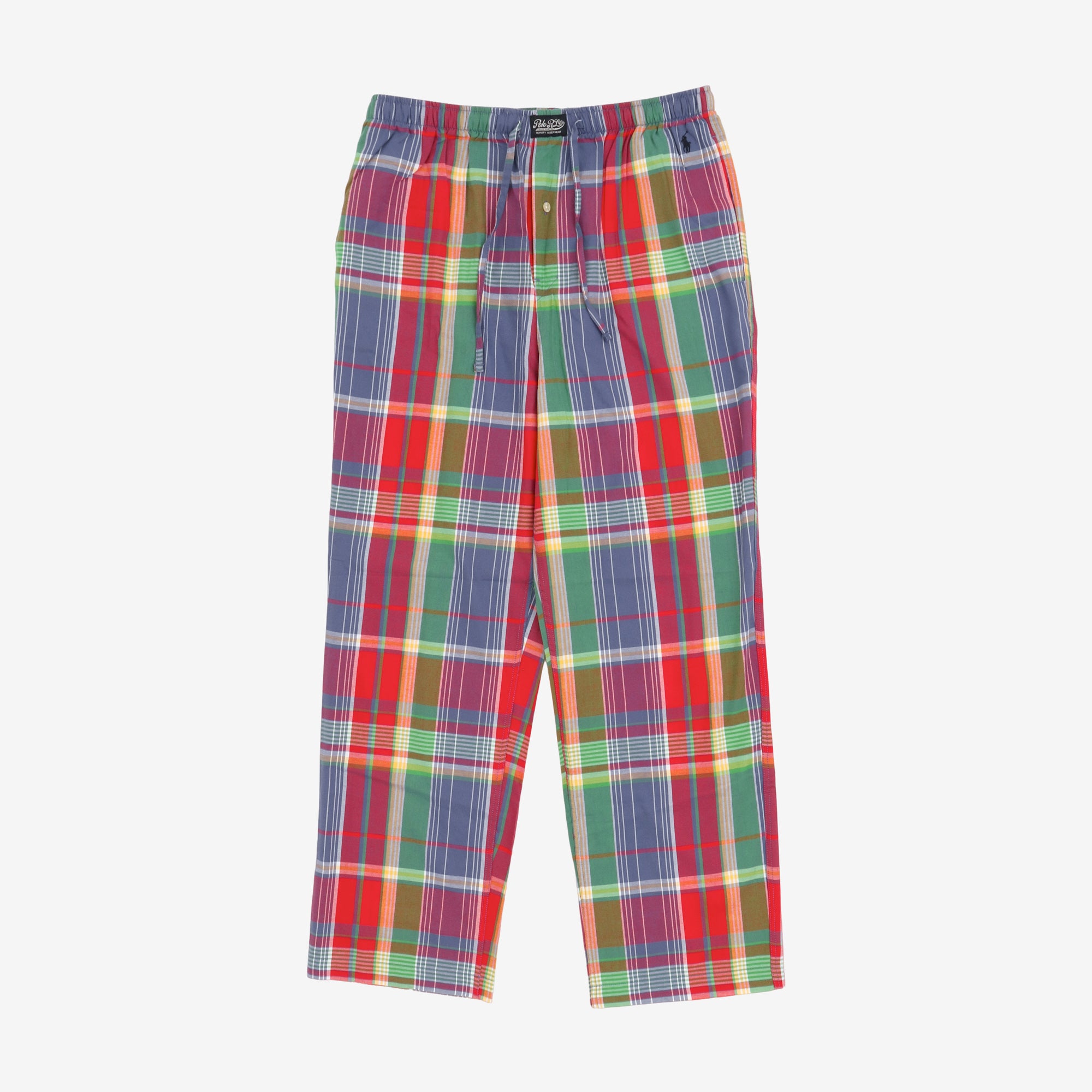 Plaid Woven Pajama Pants