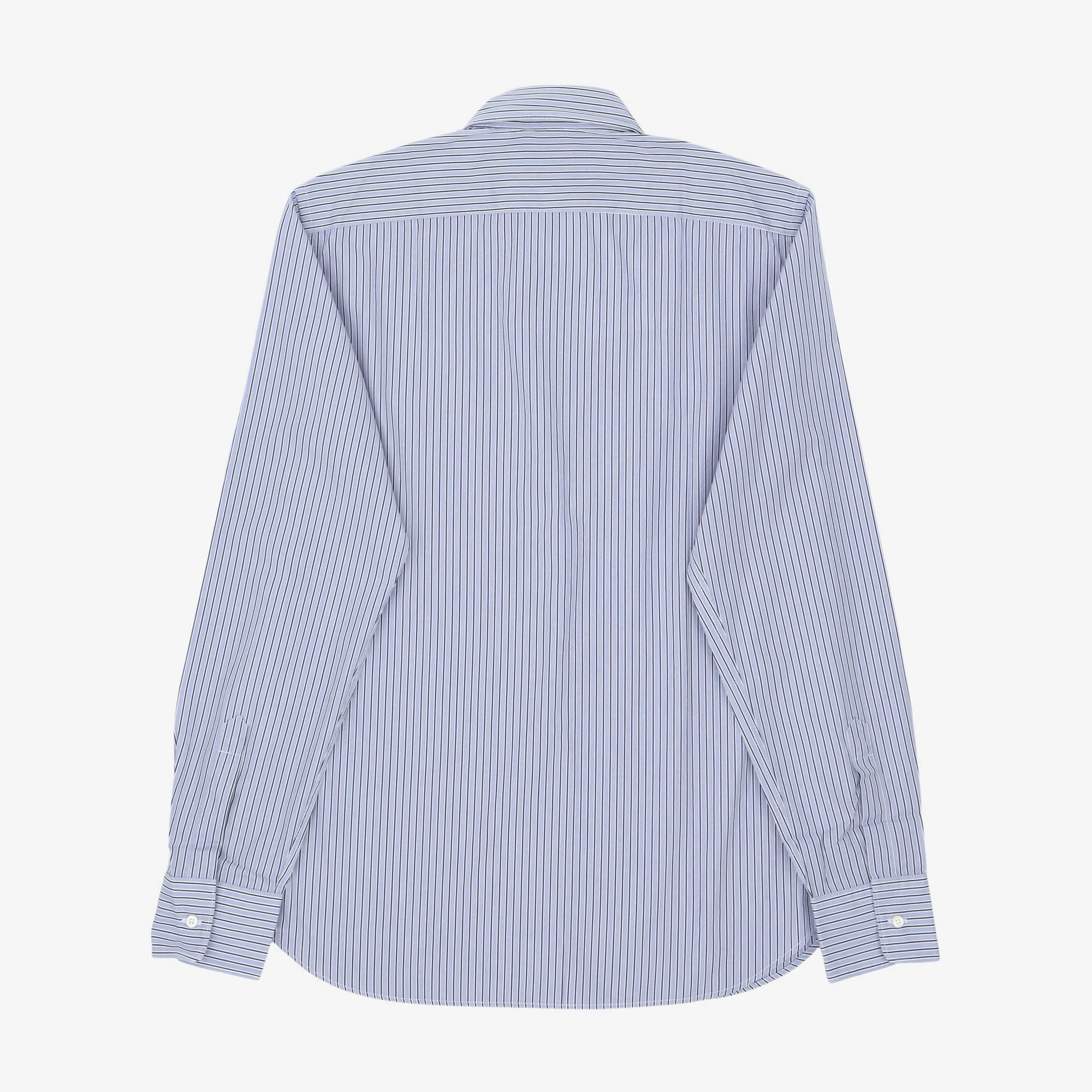 Serge Striped Poplin Shirt