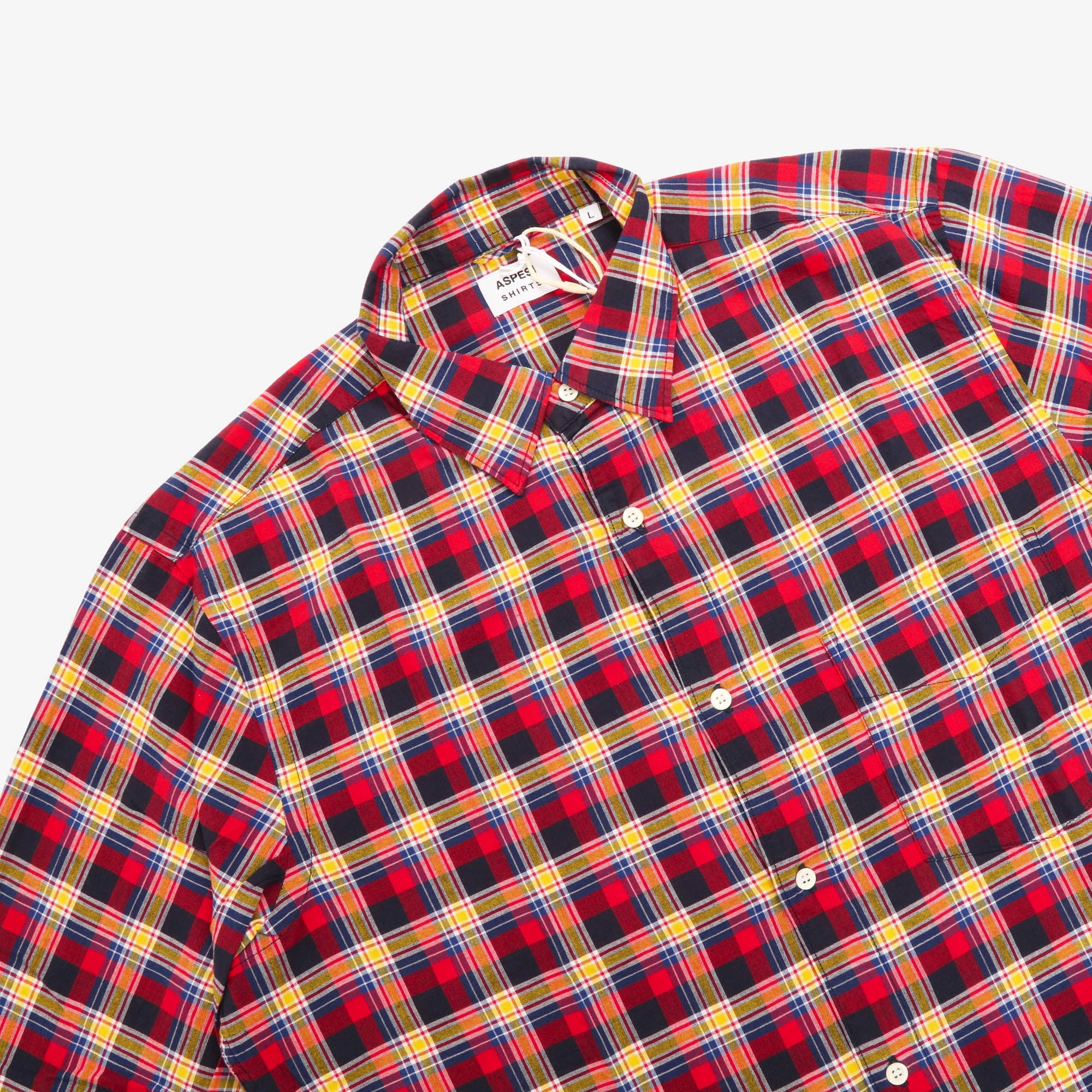 Soft Cotton Plaid Shirt