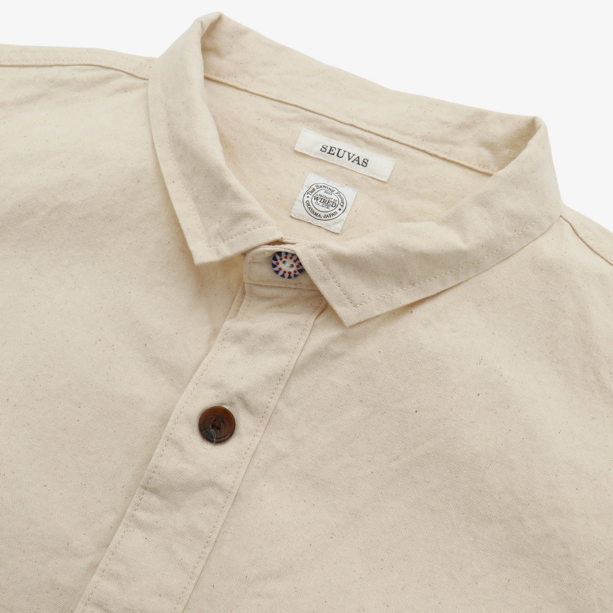 8oz Canvas Wing Collar Shirt Jacket