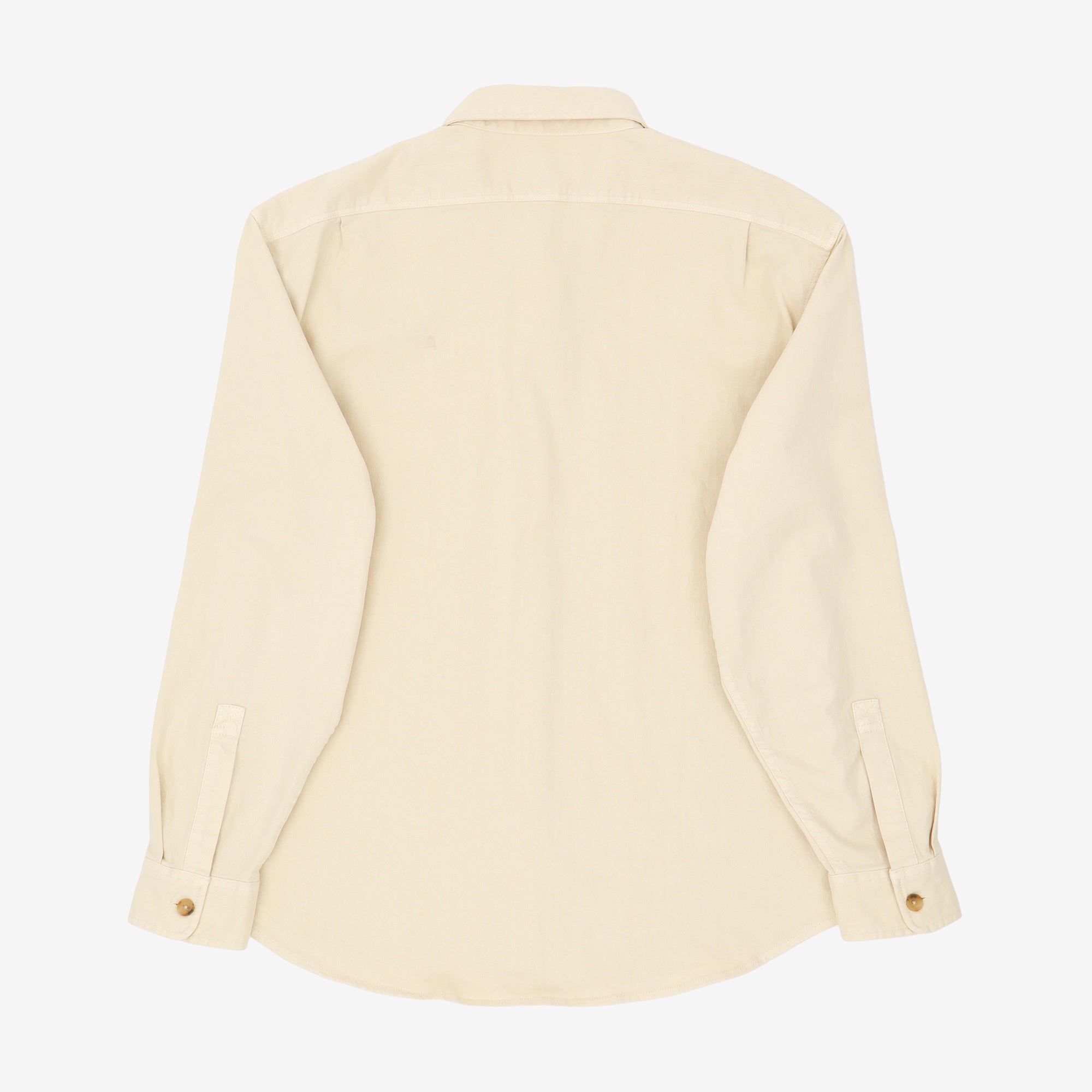 Garment Dye Stretch Twill Overshirt
