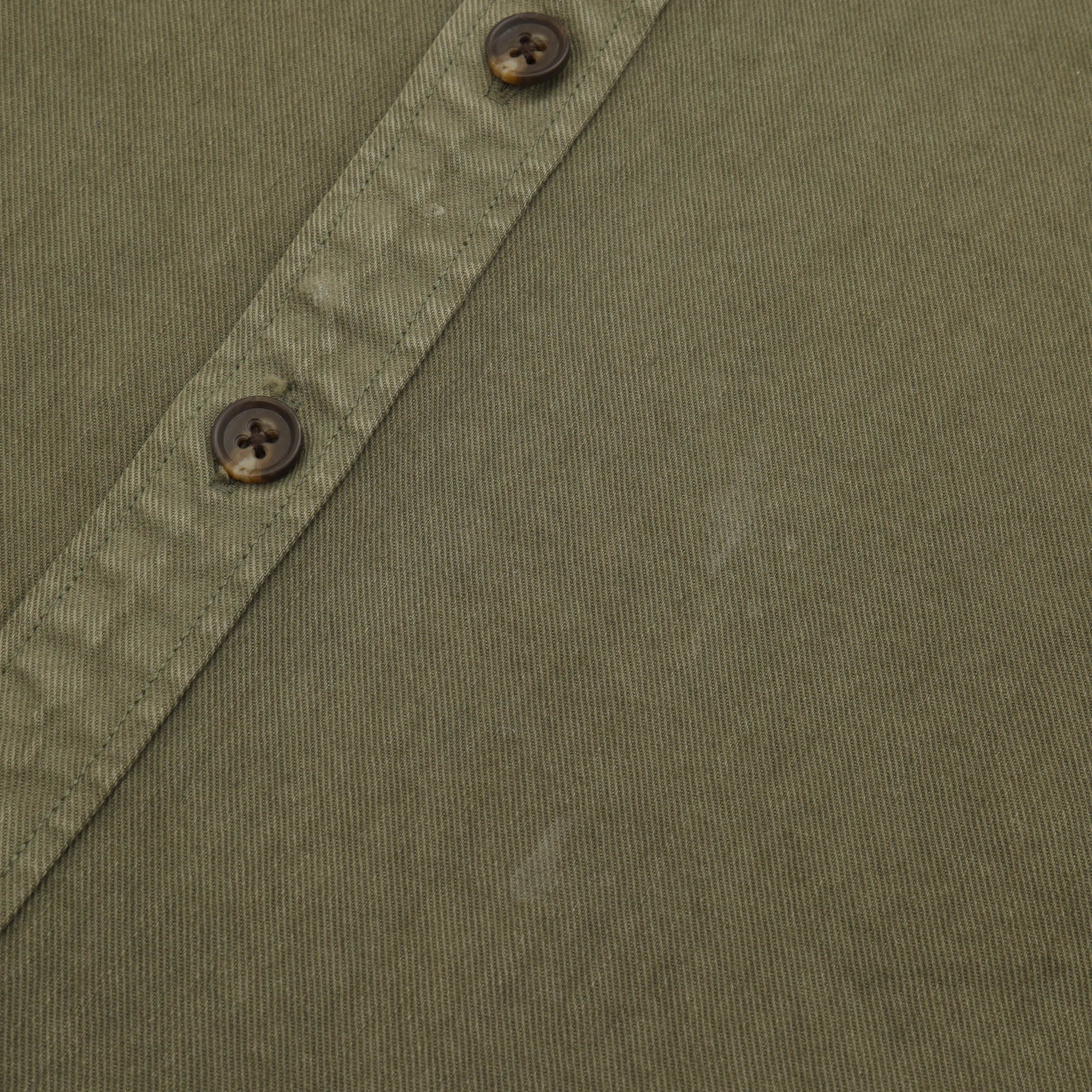 Garment Dyed Twill Overshirt