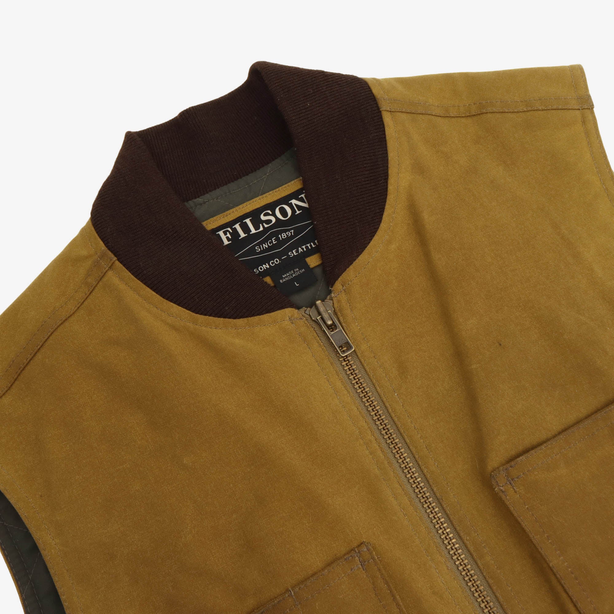 Tin Cloth Wax Insulated Work Vest