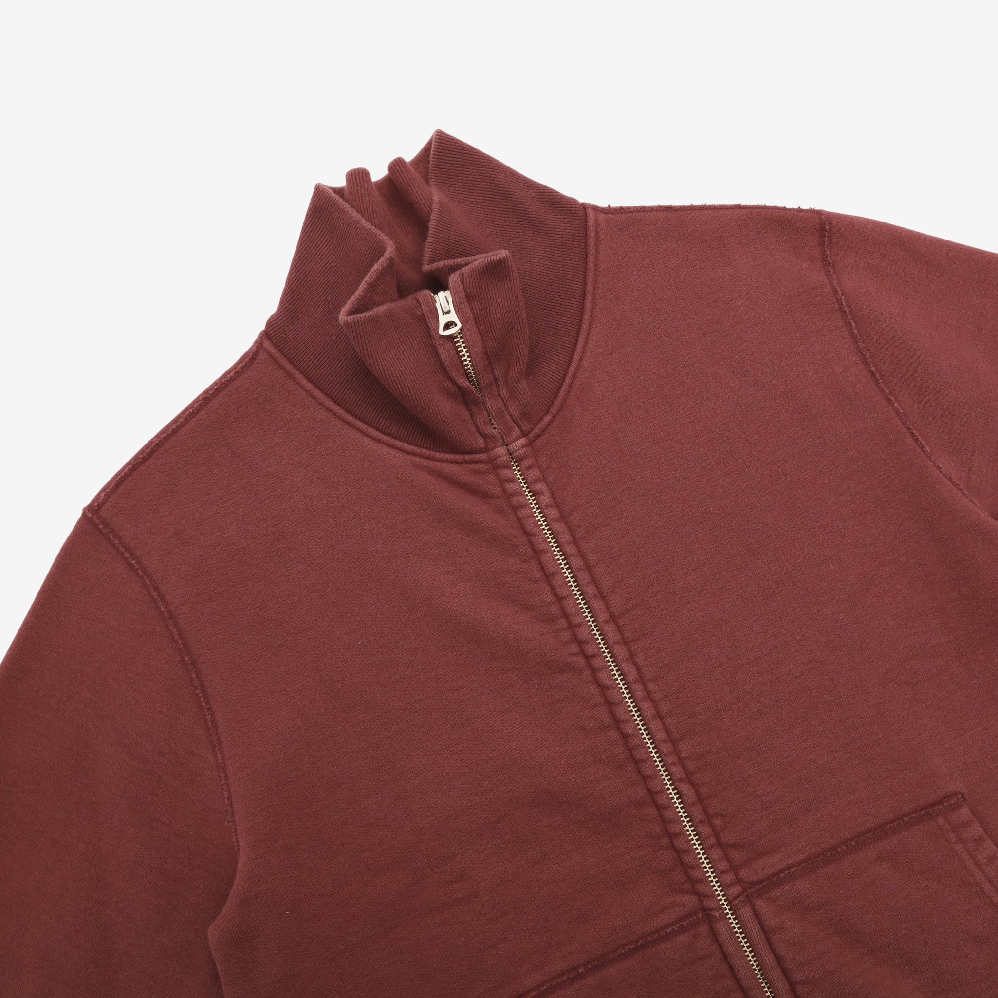 14oz Ultra Heavyweight Loopwheel Zip Up Sweatshirt
