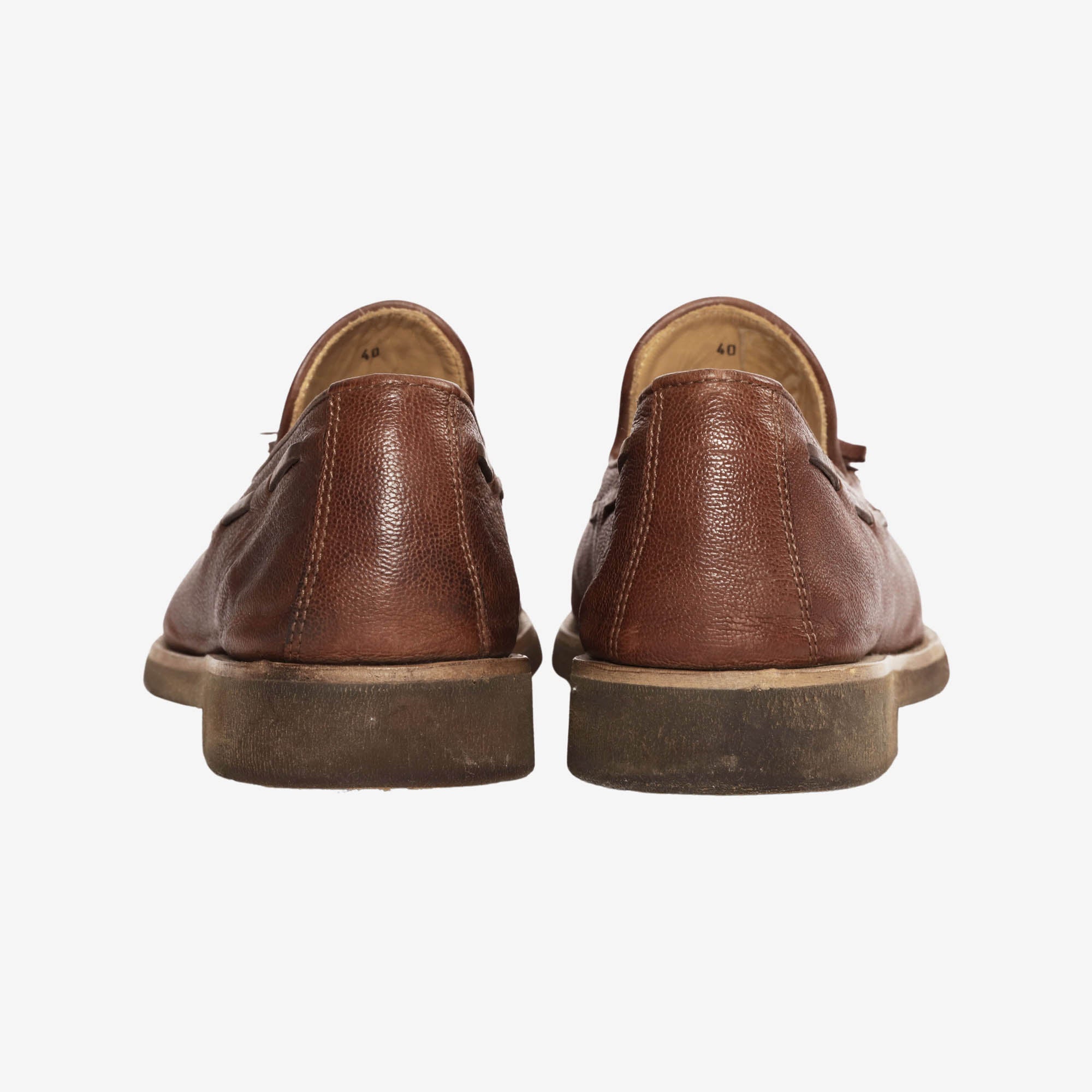 Leather Tassel Loafers