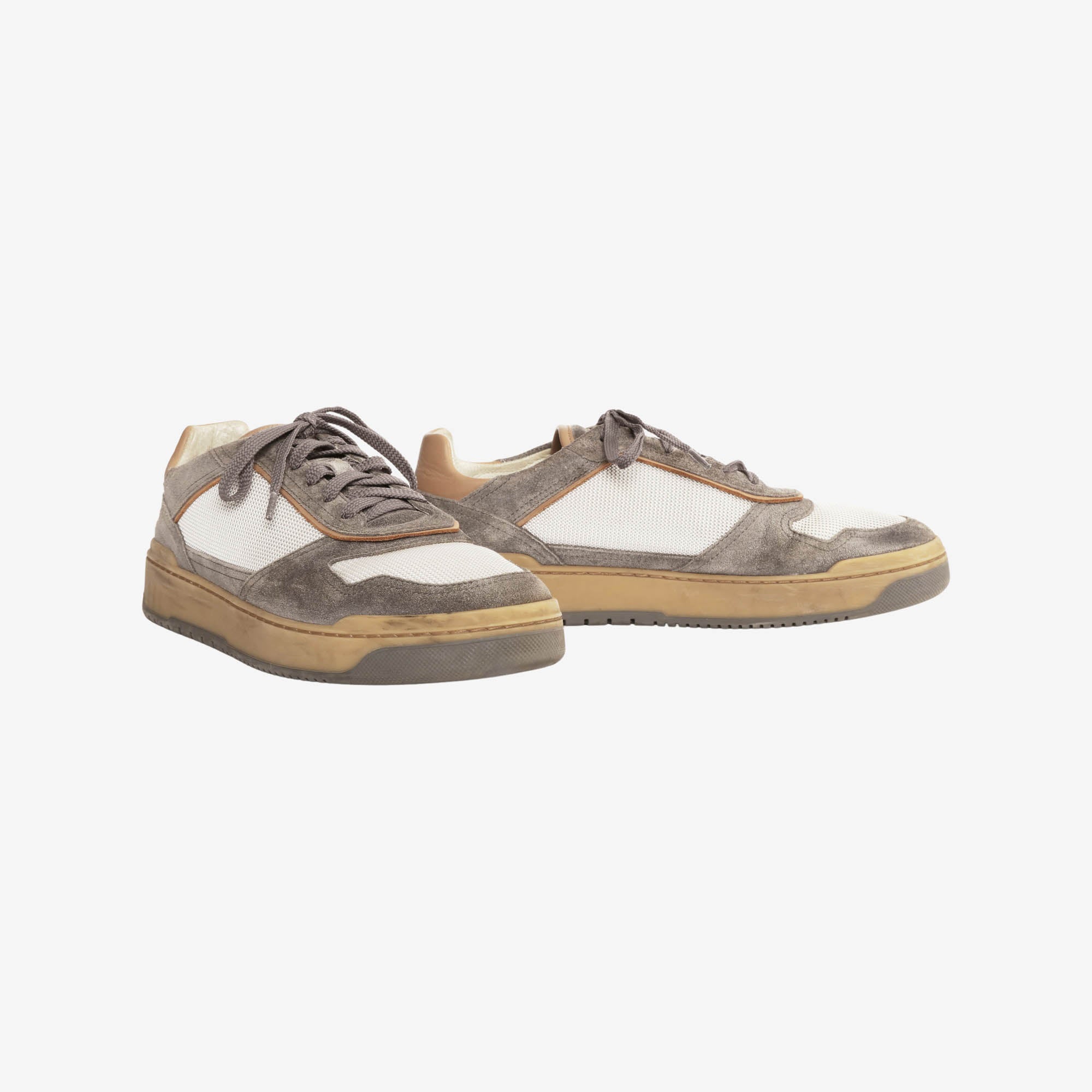 Panelled Low Top Sneakers