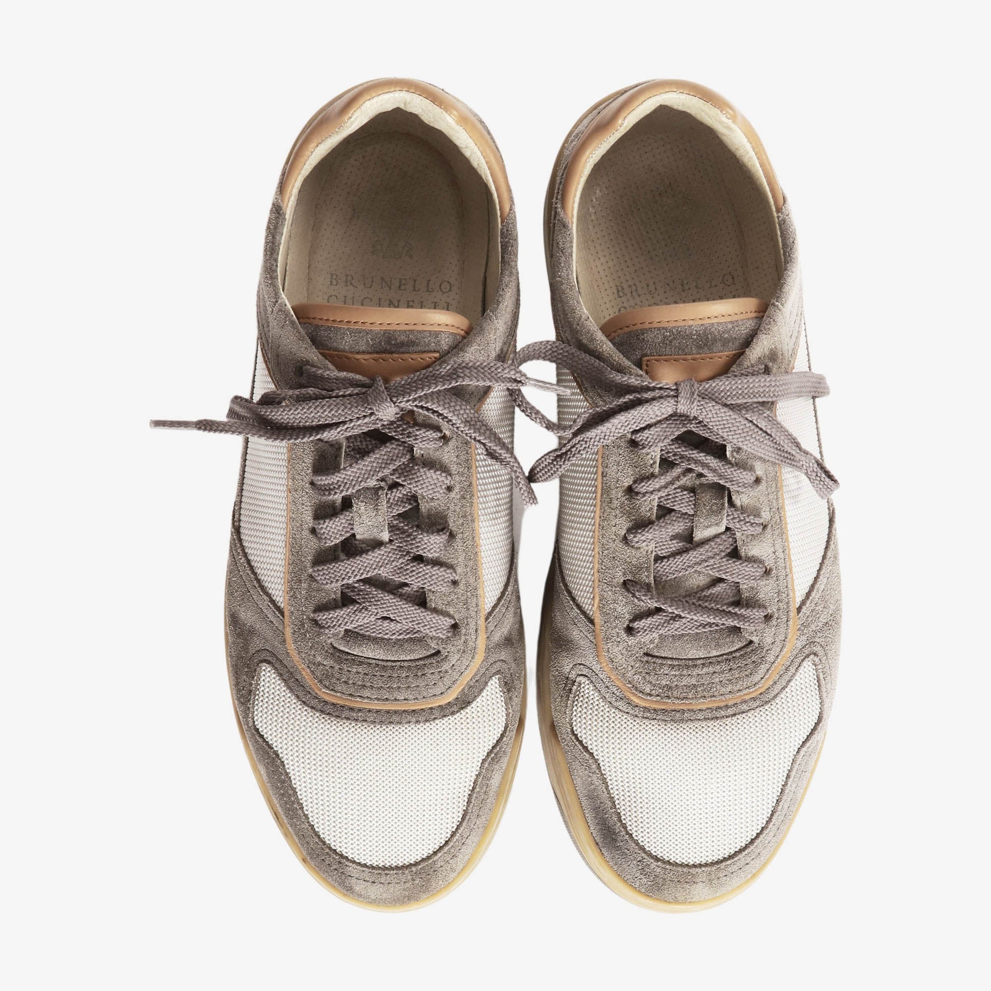 Panelled Low Top Sneakers