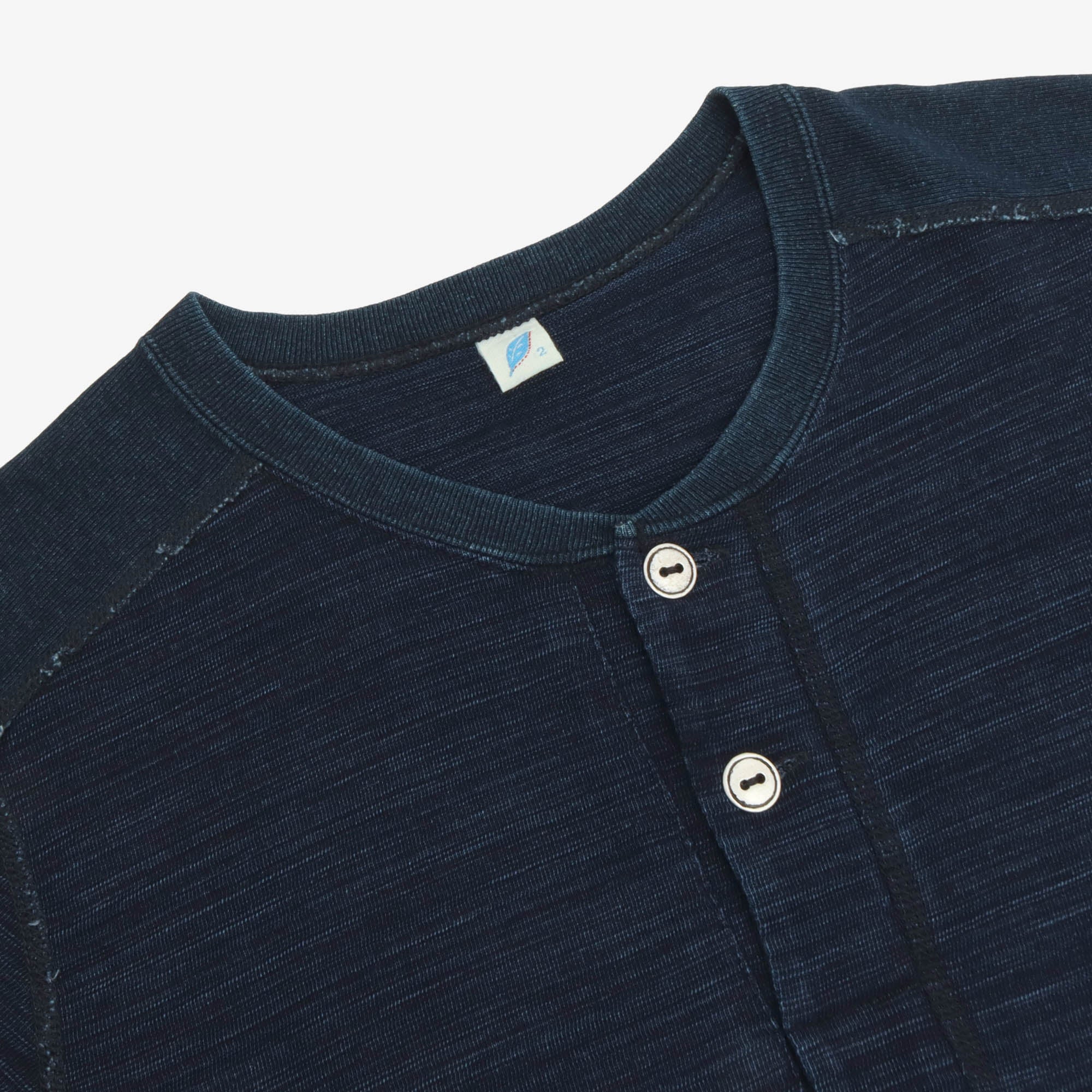 Rib Henley Neck Tee