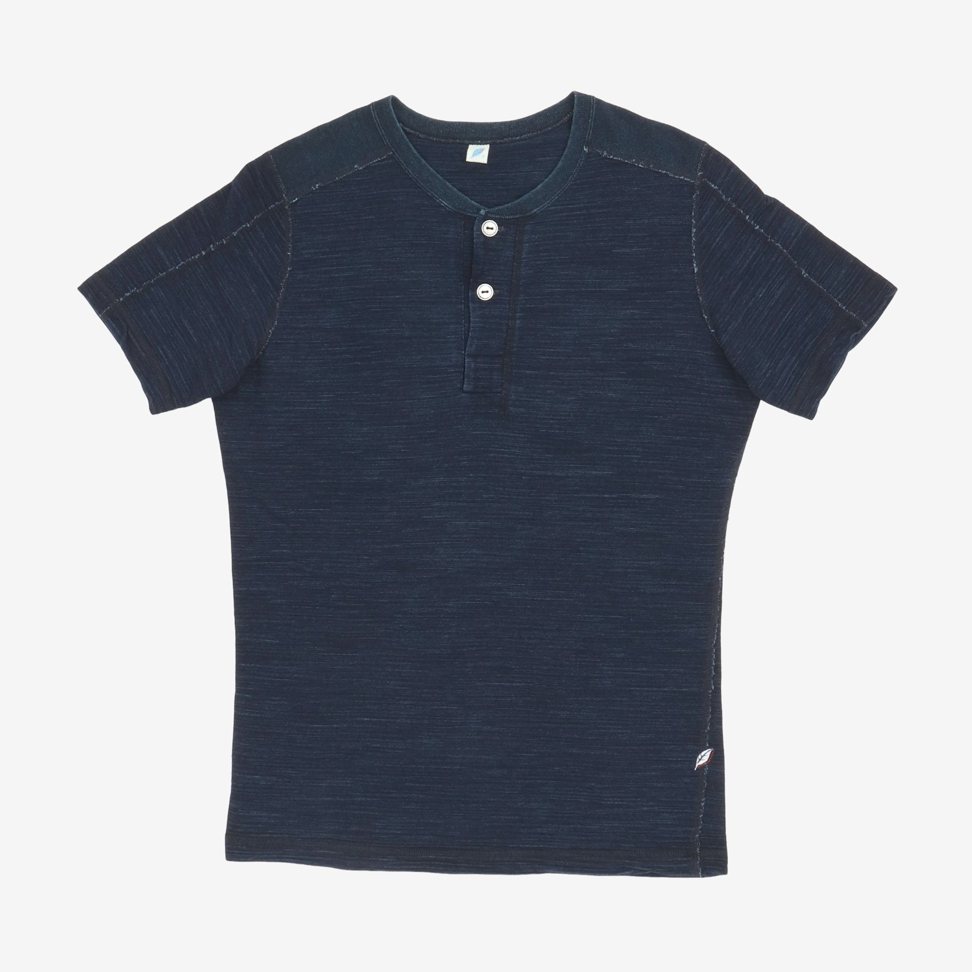 Rib Henley Neck Tee