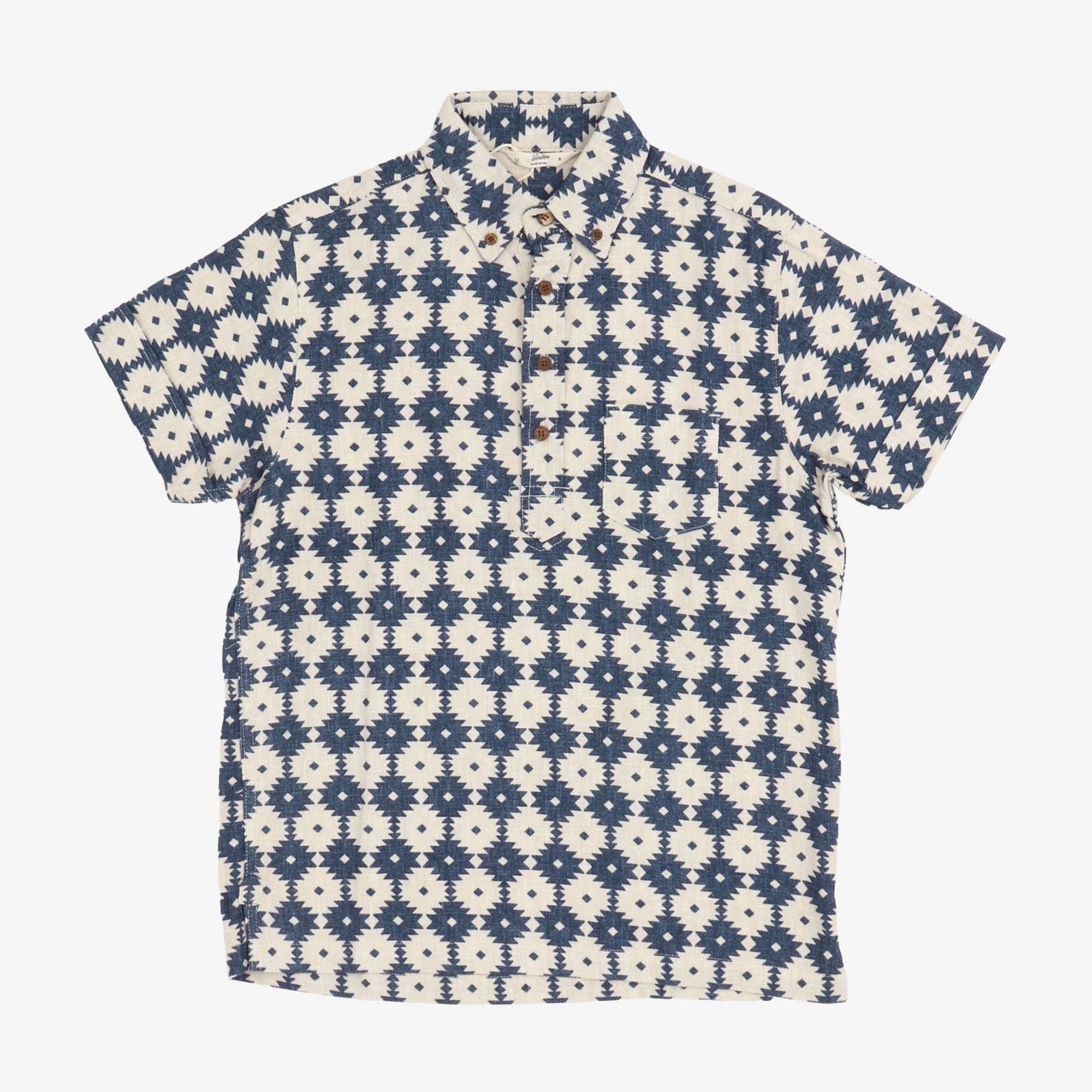 SS Pattern Popover Shirt