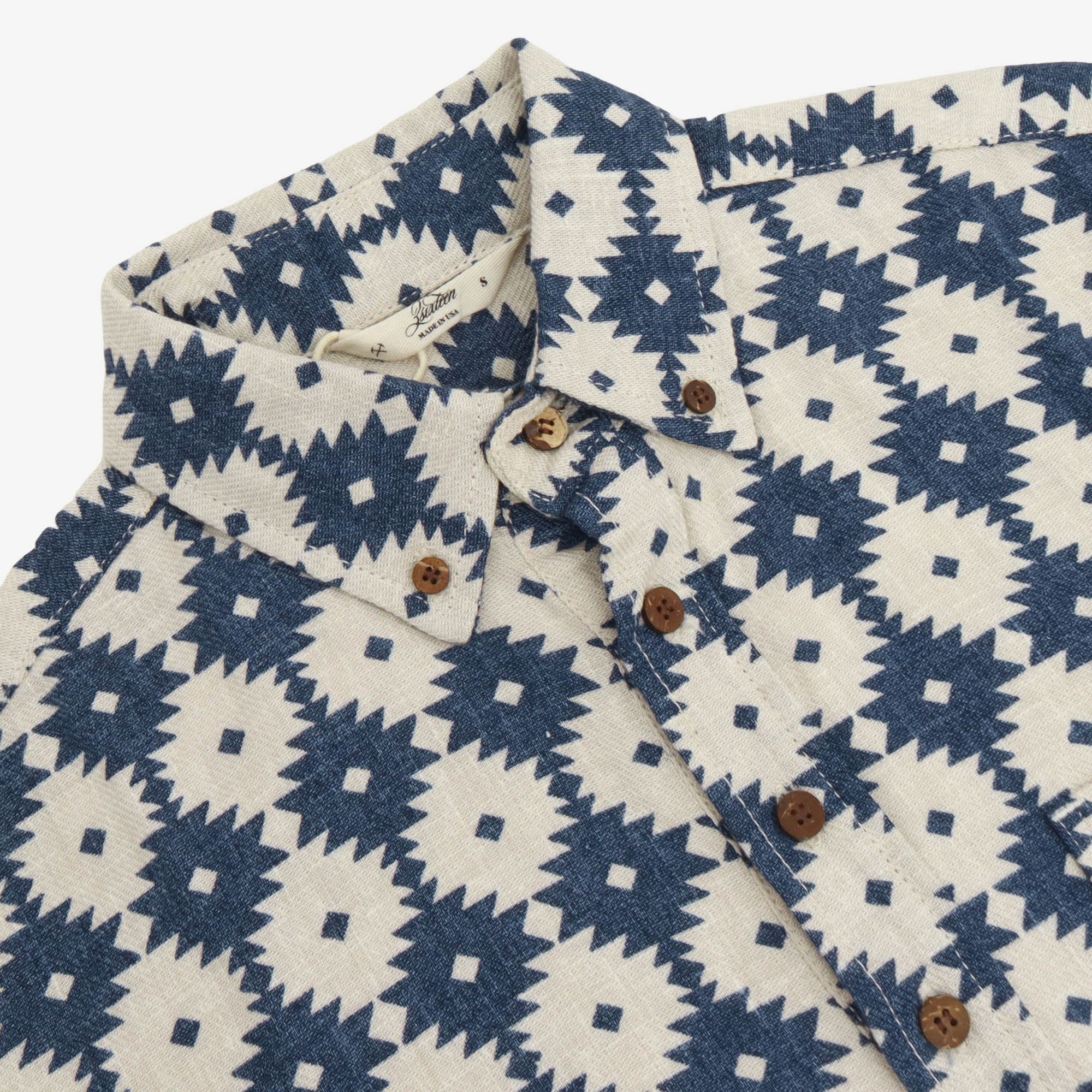 SS Pattern Popover Shirt