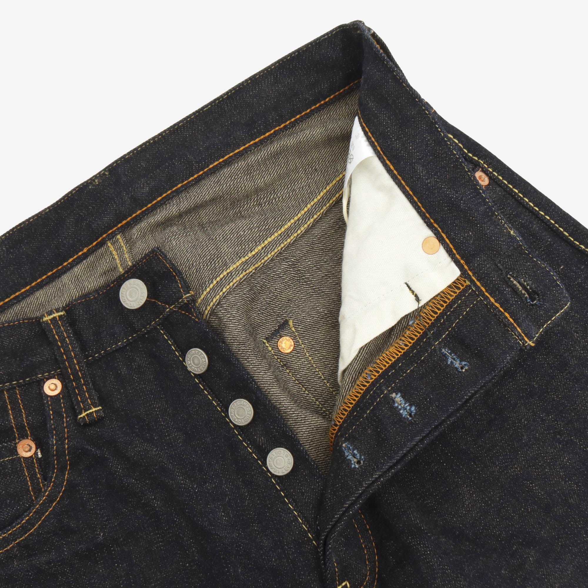 SD-909 High Tapered Selvedge Jeans (28W X 31.5L)