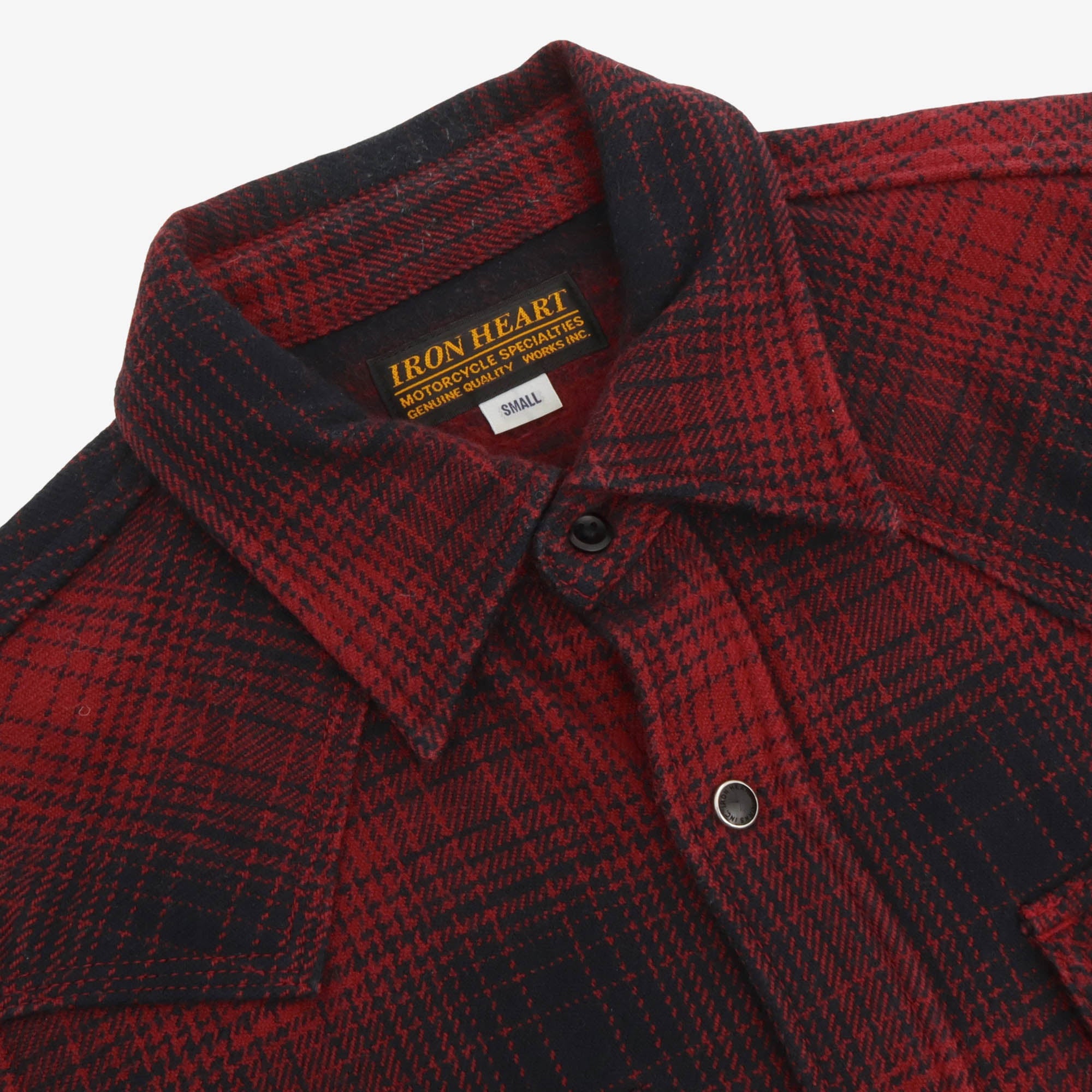 Check Flannel Ombre Western Shirt