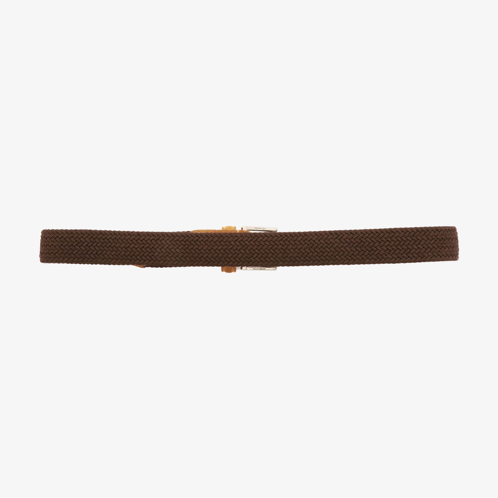 Suede Trimmed Elastic Belt