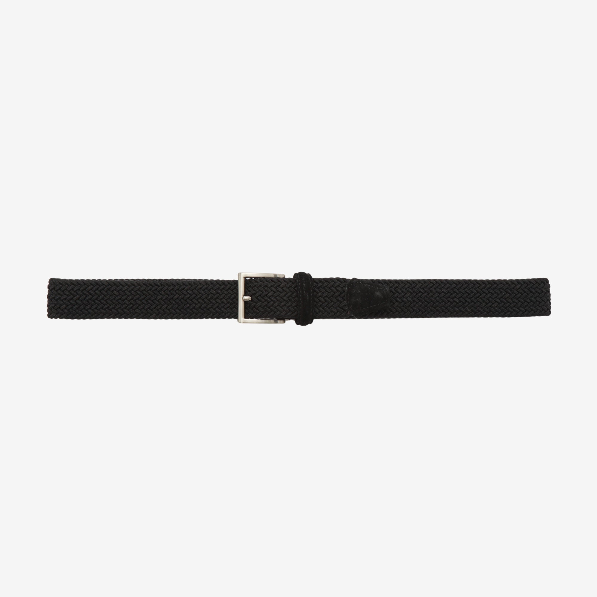 Suede Trimmed Elastic Belt