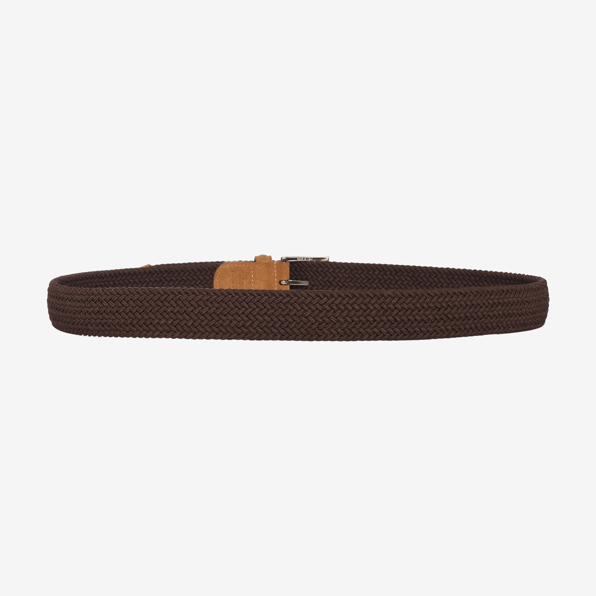 Leather Trimmed Woven Belt