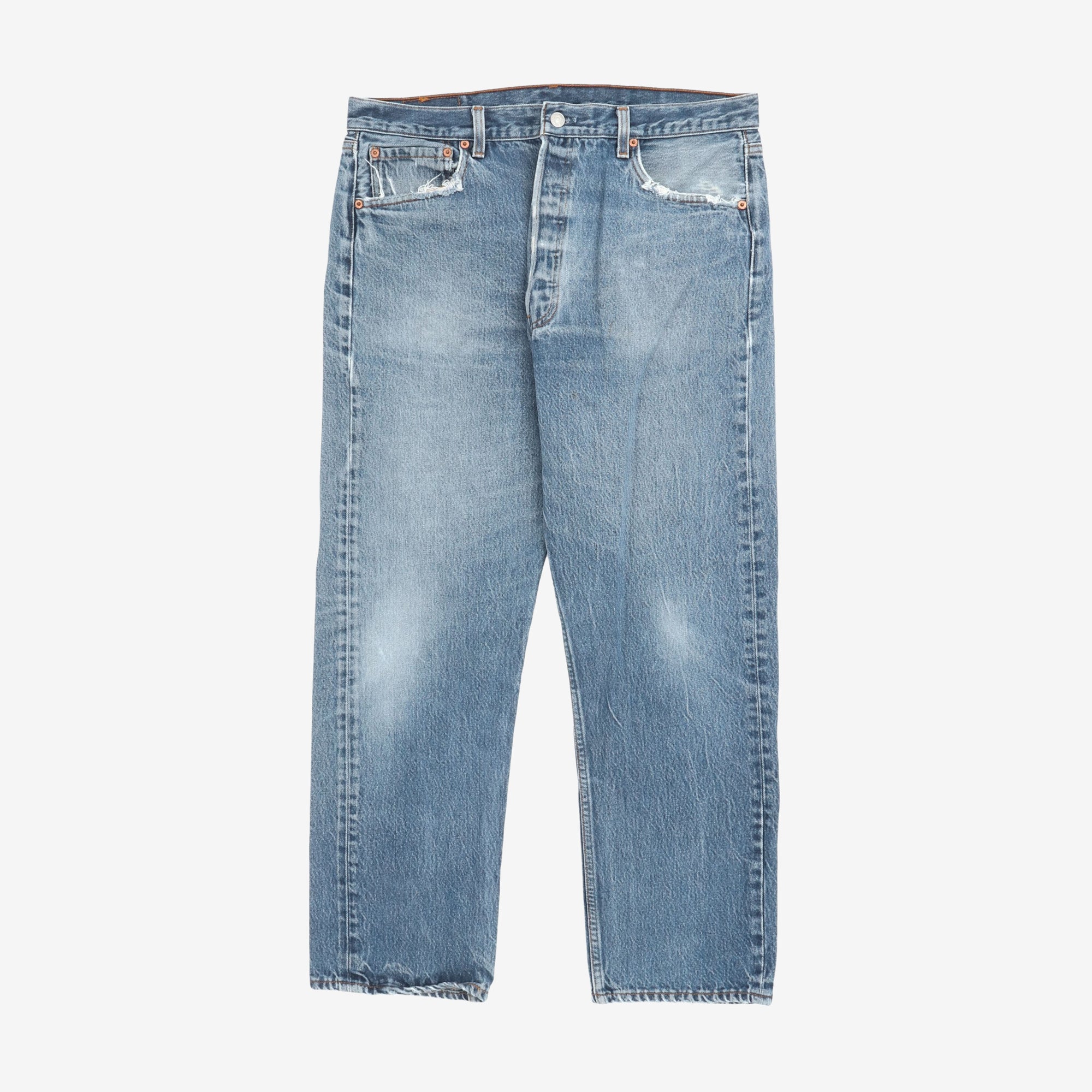 Vintage 90s 501 Denim USA (36W X 29L)
