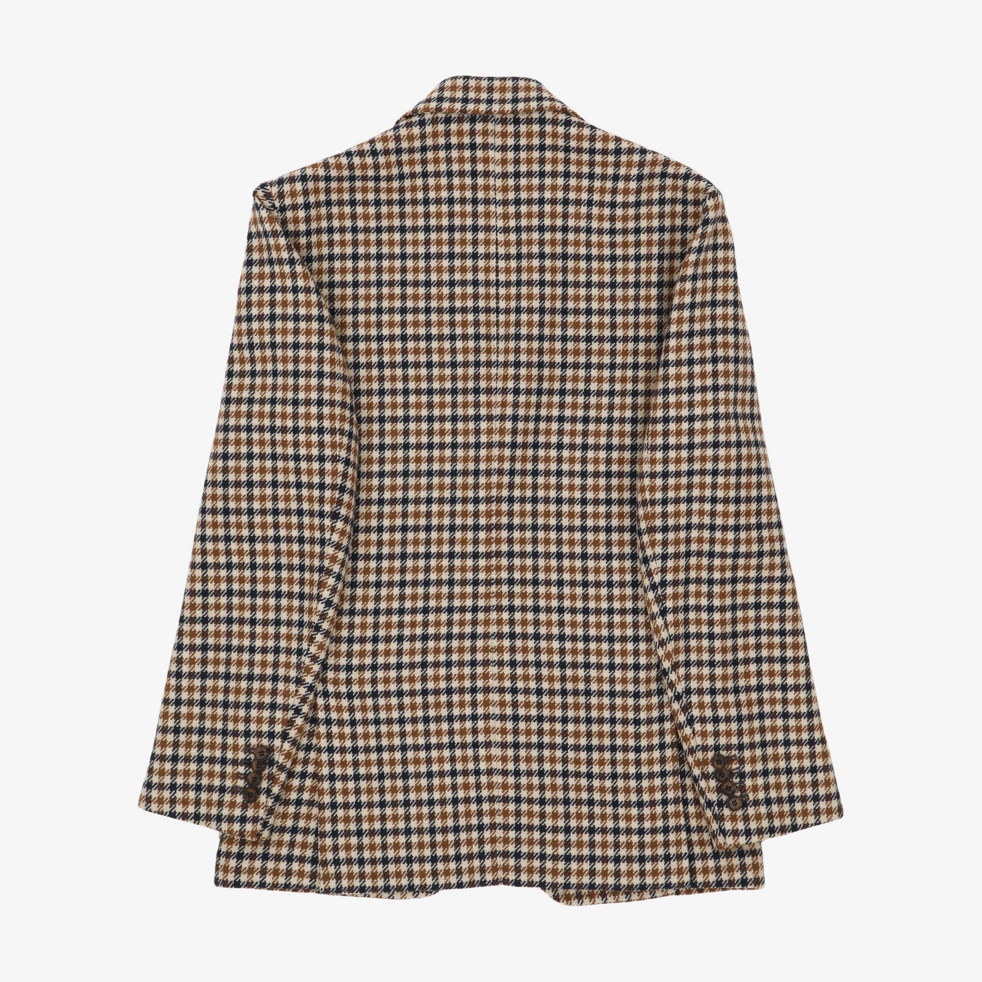 Houndstooth Wool Blazer