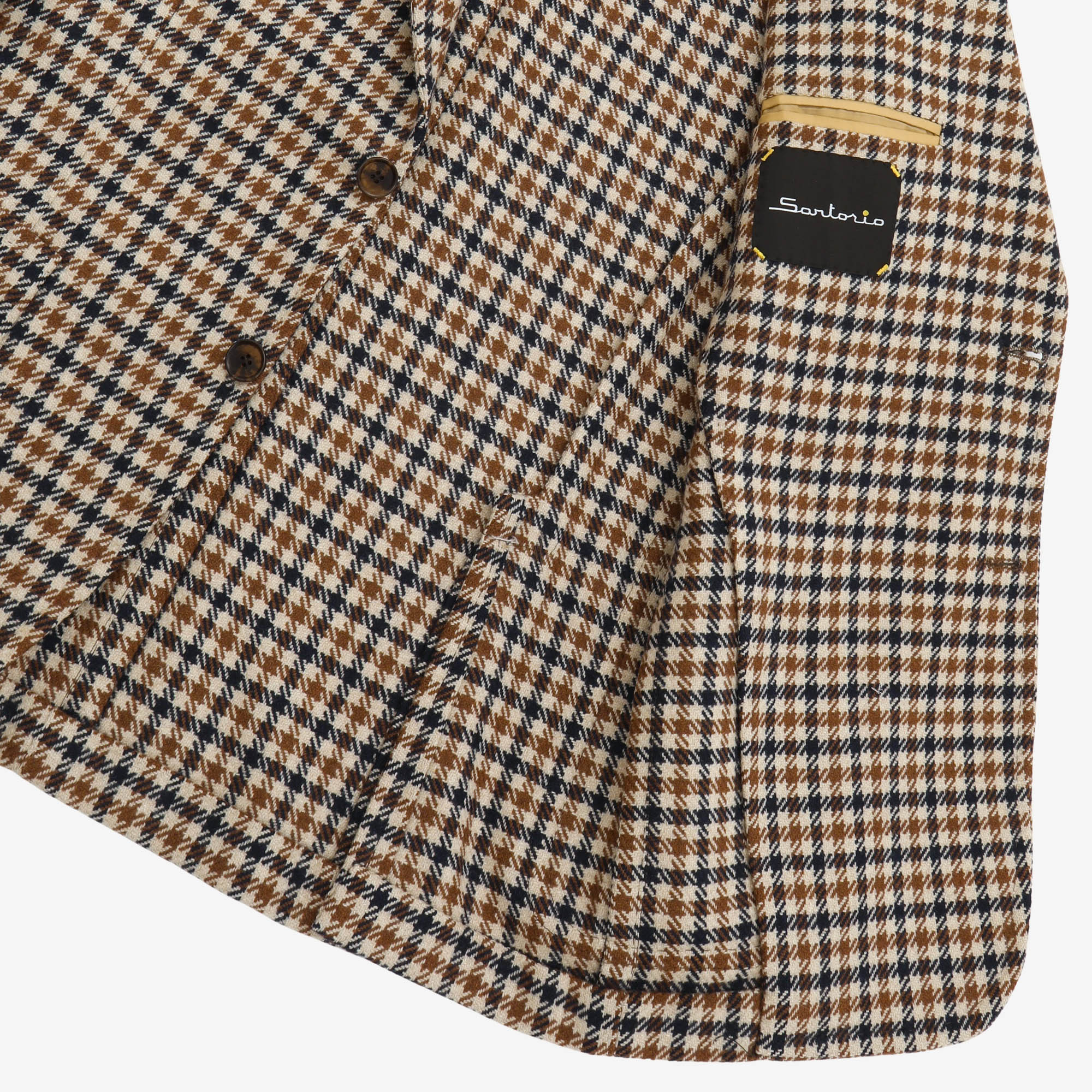 Houndstooth Wool Blazer