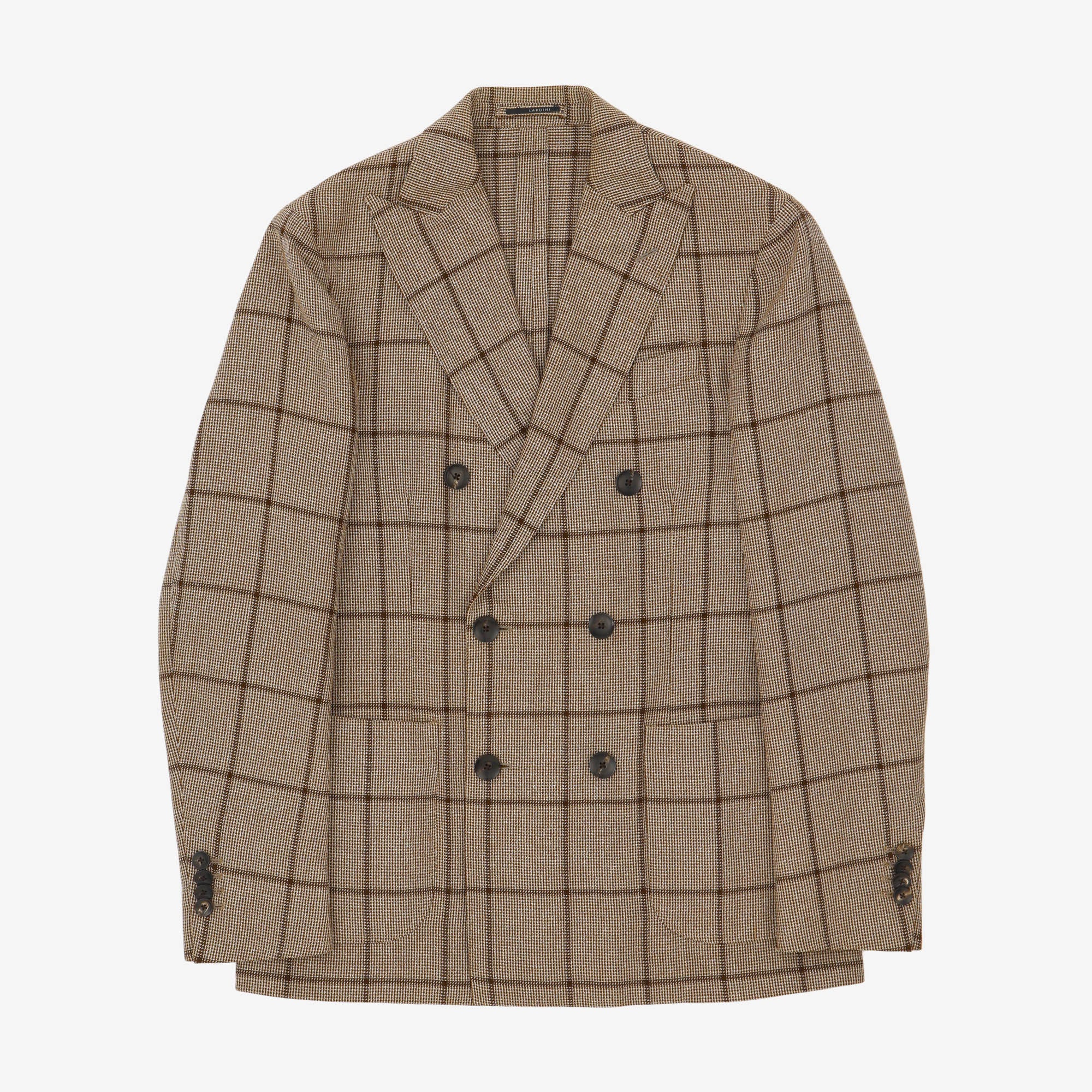 DB Silk Blend Check Blazer