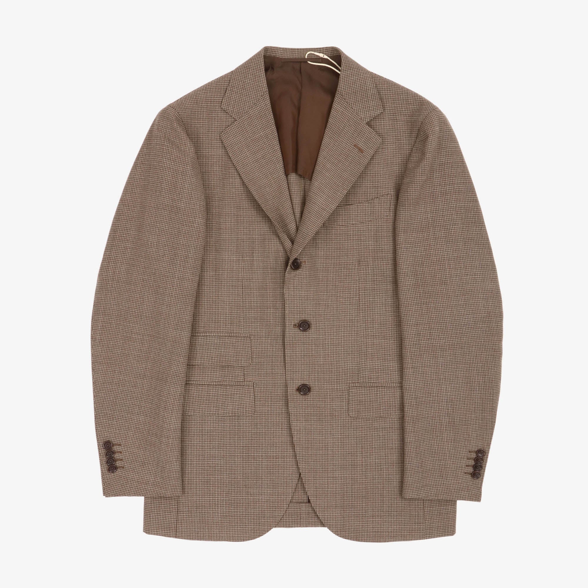 Houndstooth Wool Suit