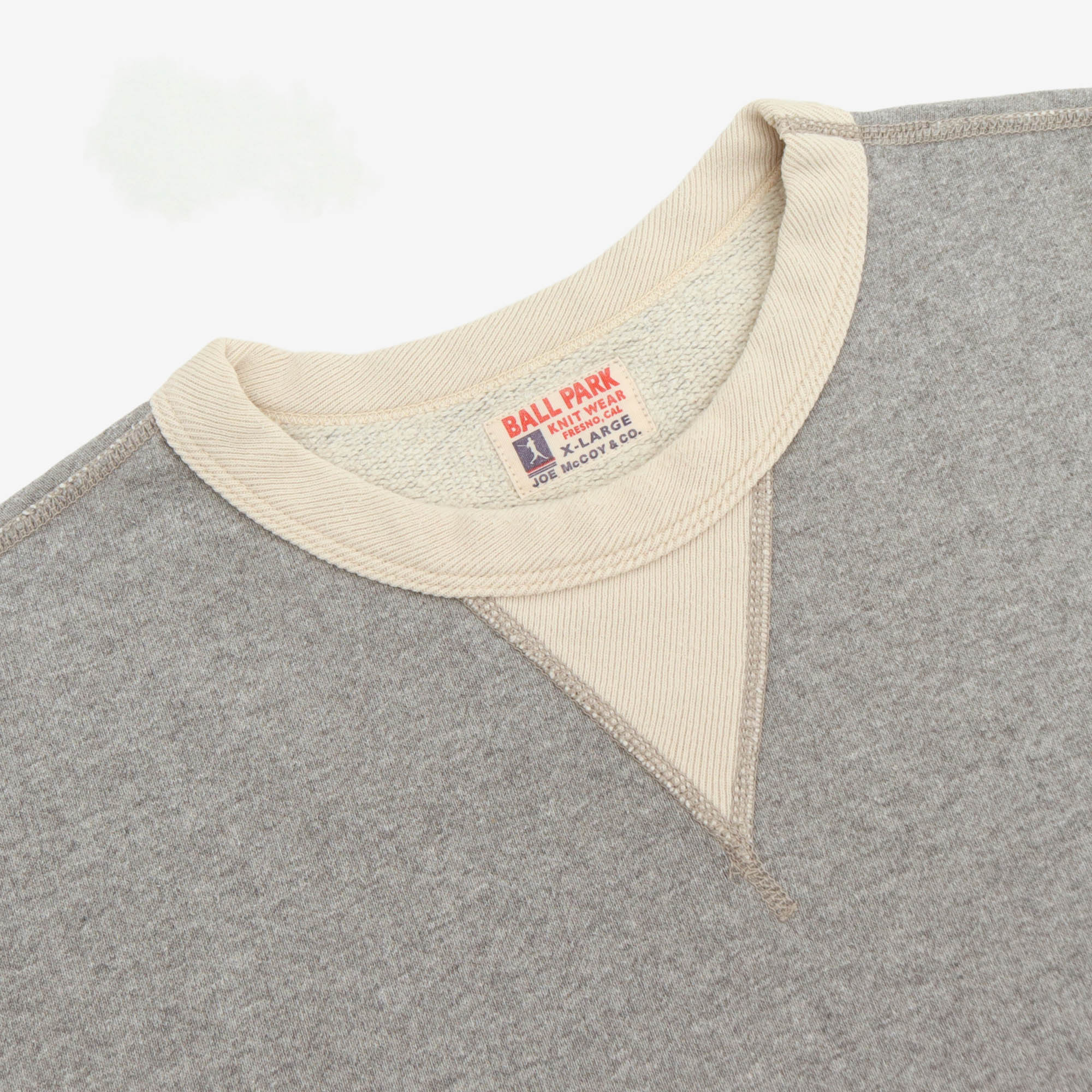 Ball Park Two Tone Crewneck Sweatshirt