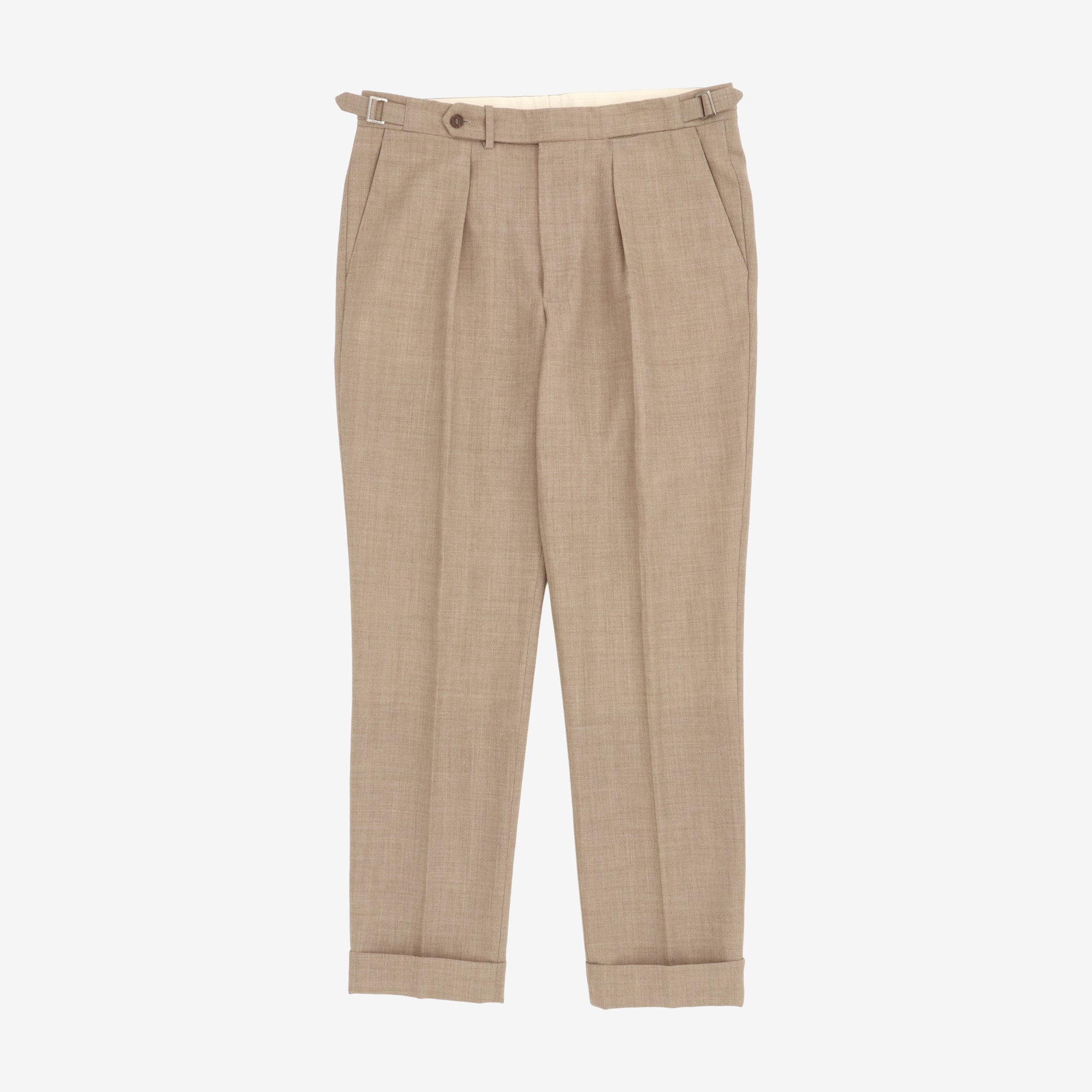 Wool Pleated Trousers (32W X 30L)