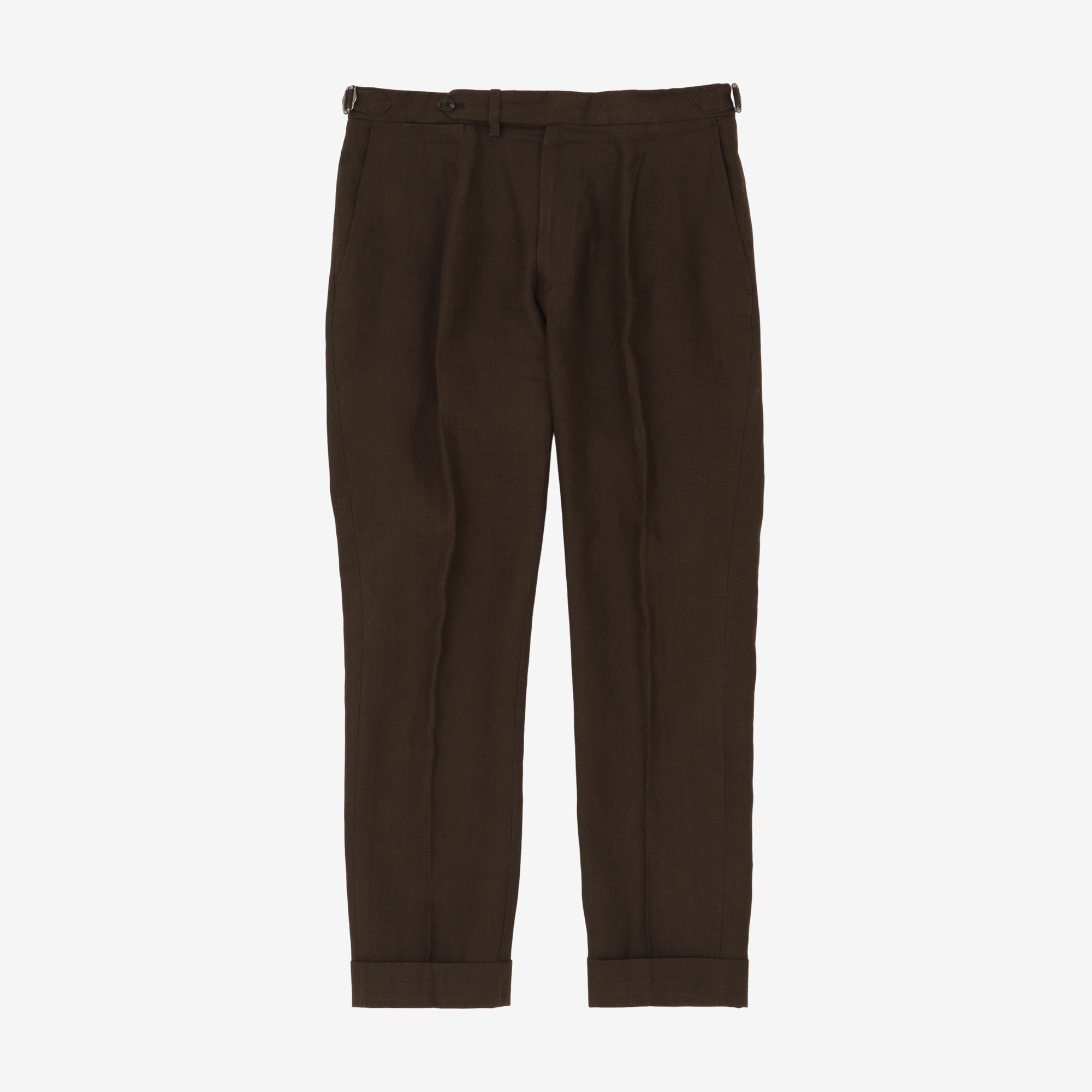 Ulster Linen Pleated Trousers (32W X 29.5L)