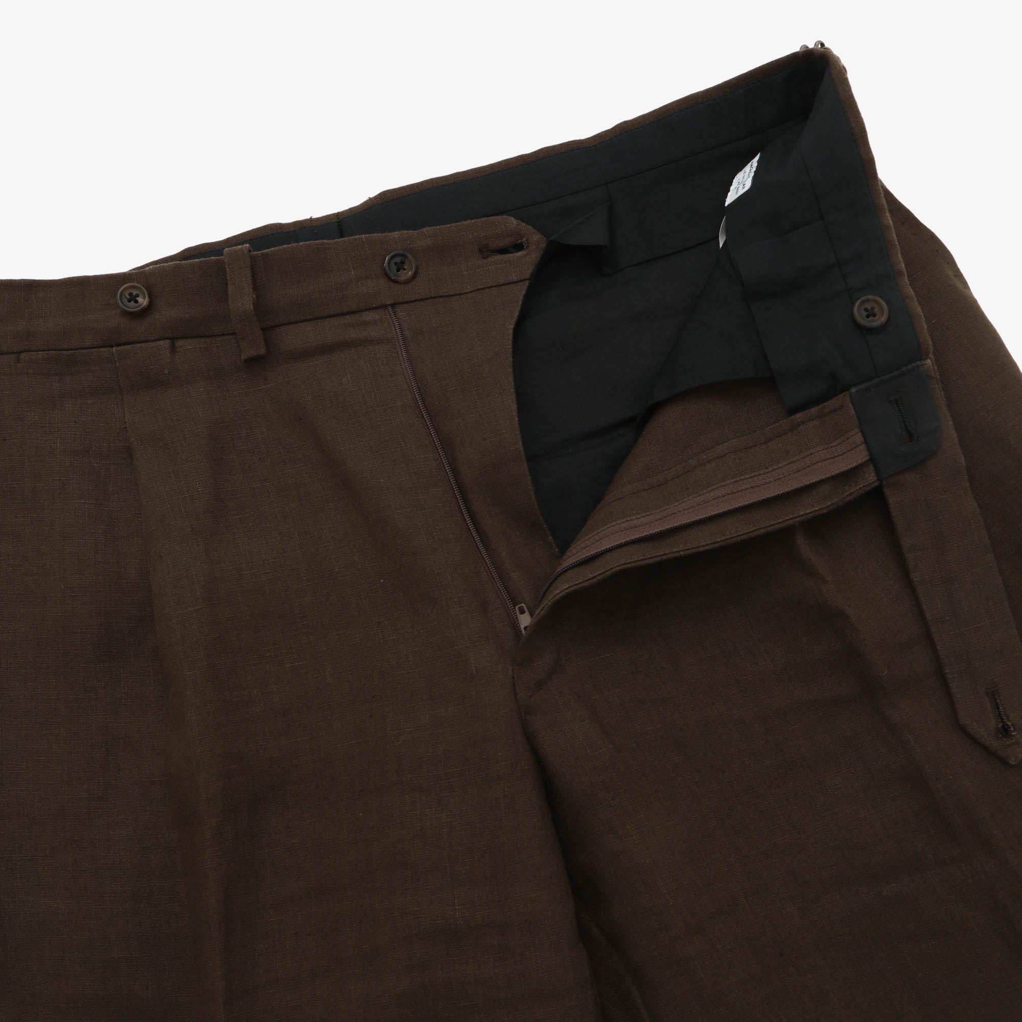 Ulster Linen Pleated Trousers (32W X 29.5L)