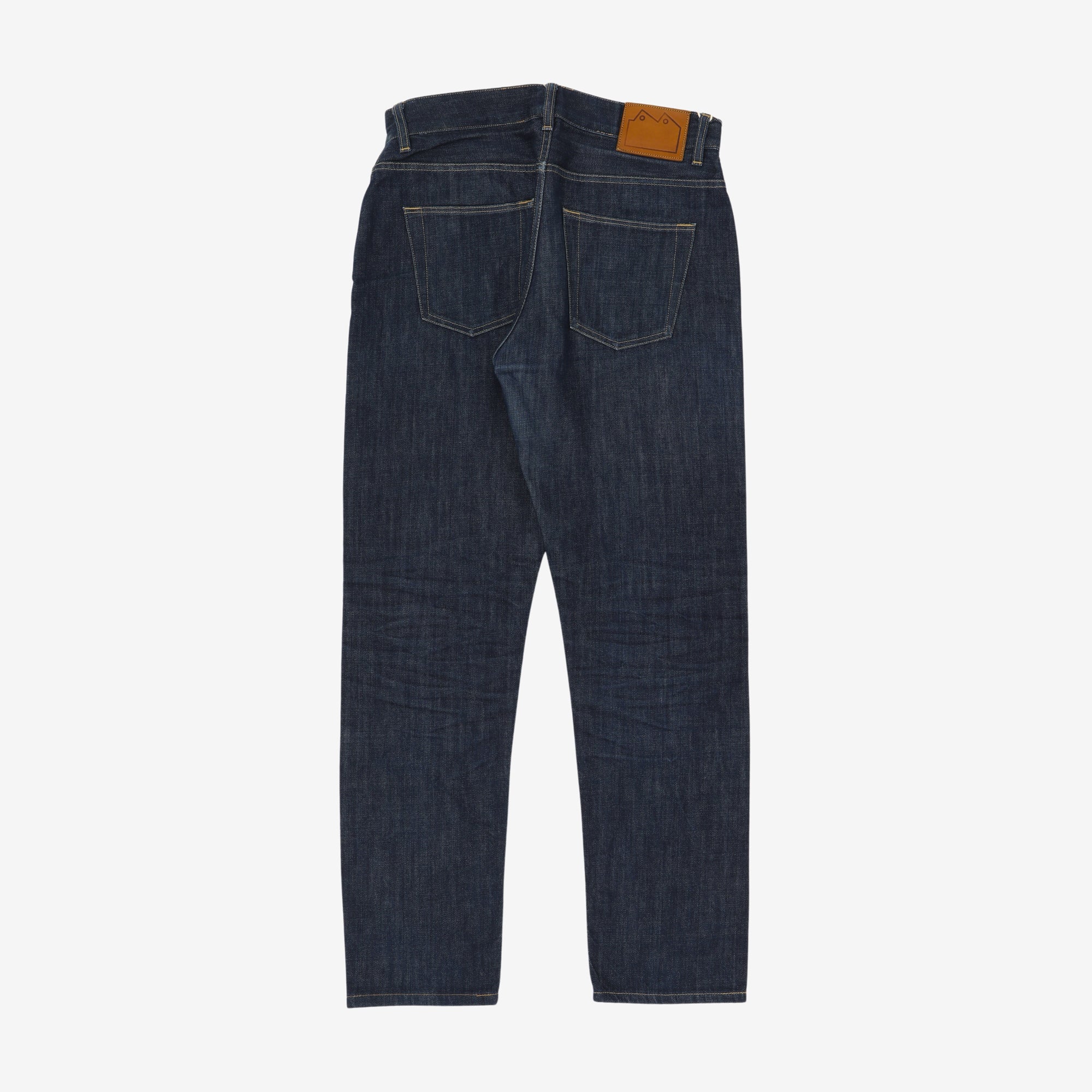 E5 Relaxed Tapered Raw Selvedge Jeans (33W X 30L)