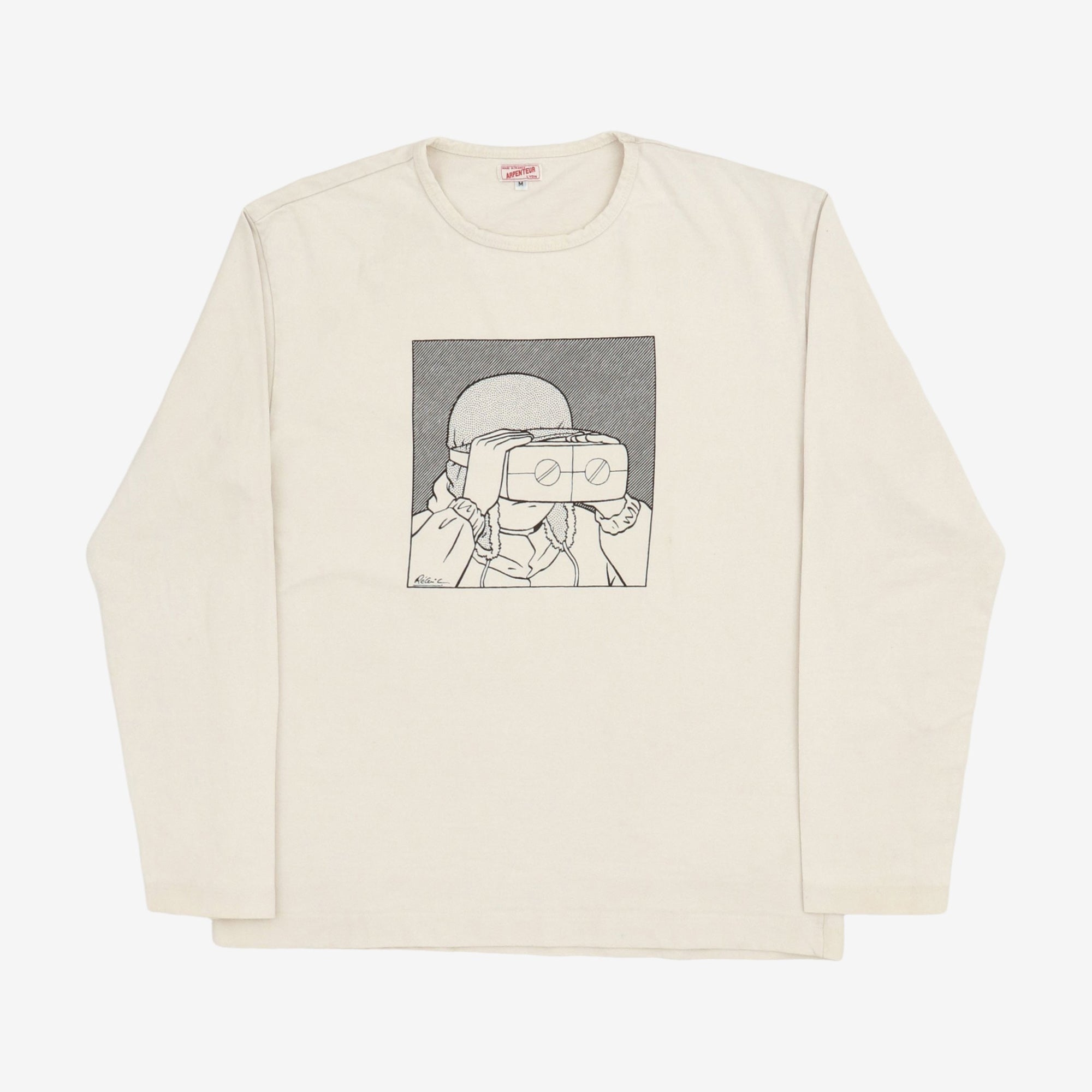 Spotting Graphic Jersey LS Tee