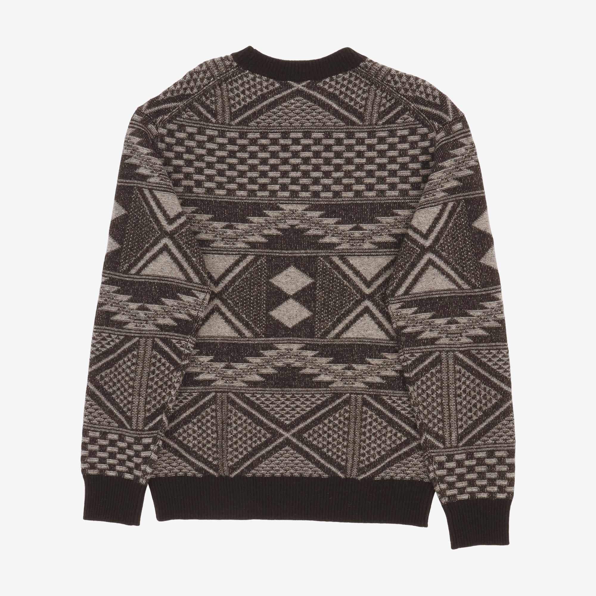 Jacquard Wool Cashmere Sweater