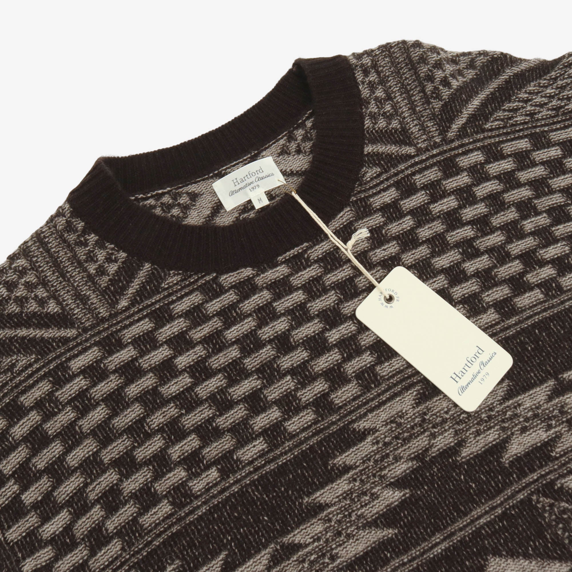 Jacquard Wool Cashmere Sweater