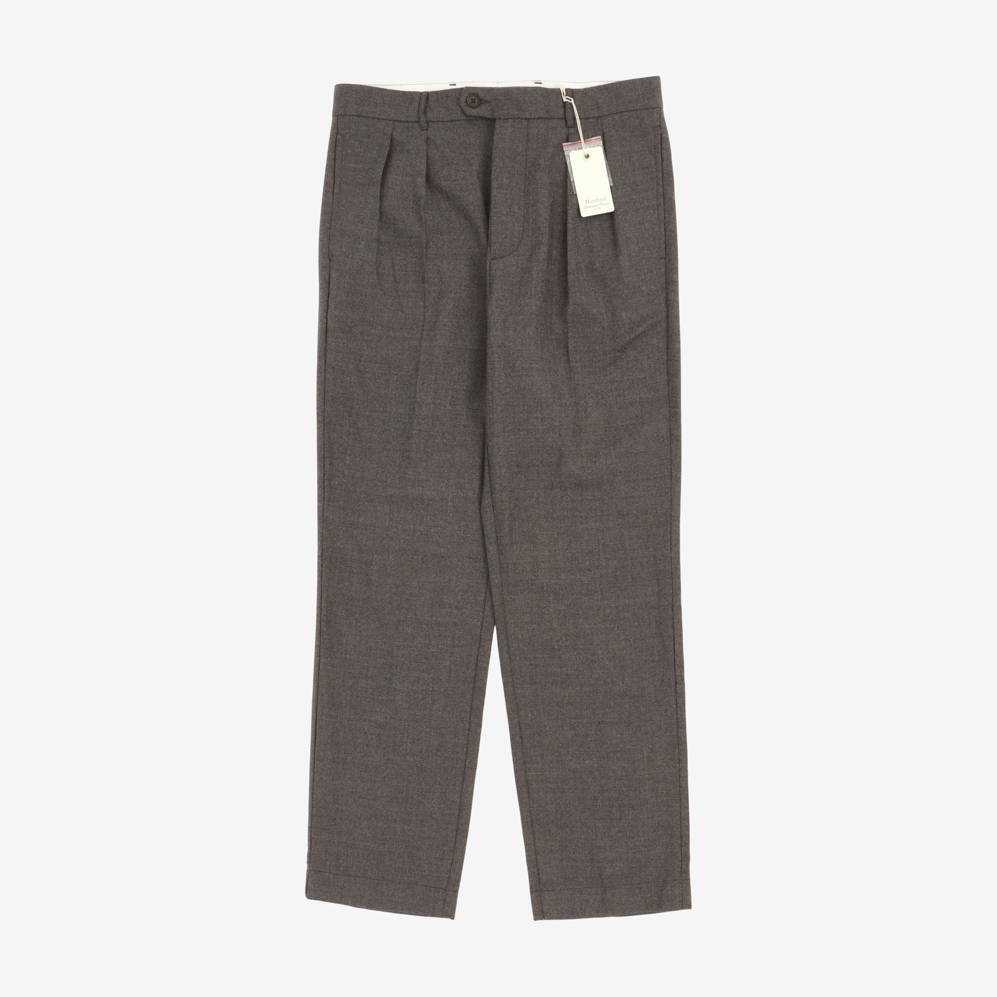 Trunk Straight Leg Wool Trousers (32W X 32L)