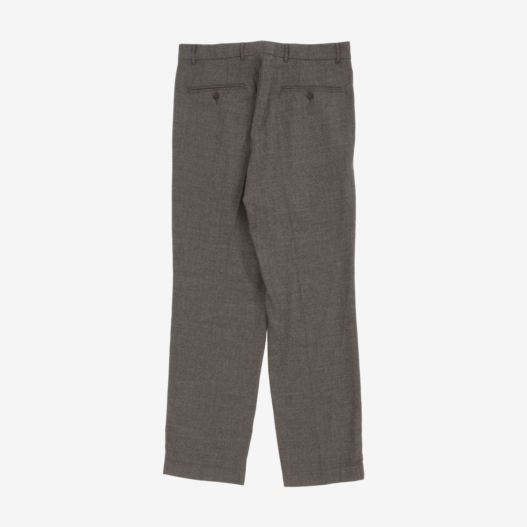 Trunk Straight Leg Wool Trousers (32W X 32L)