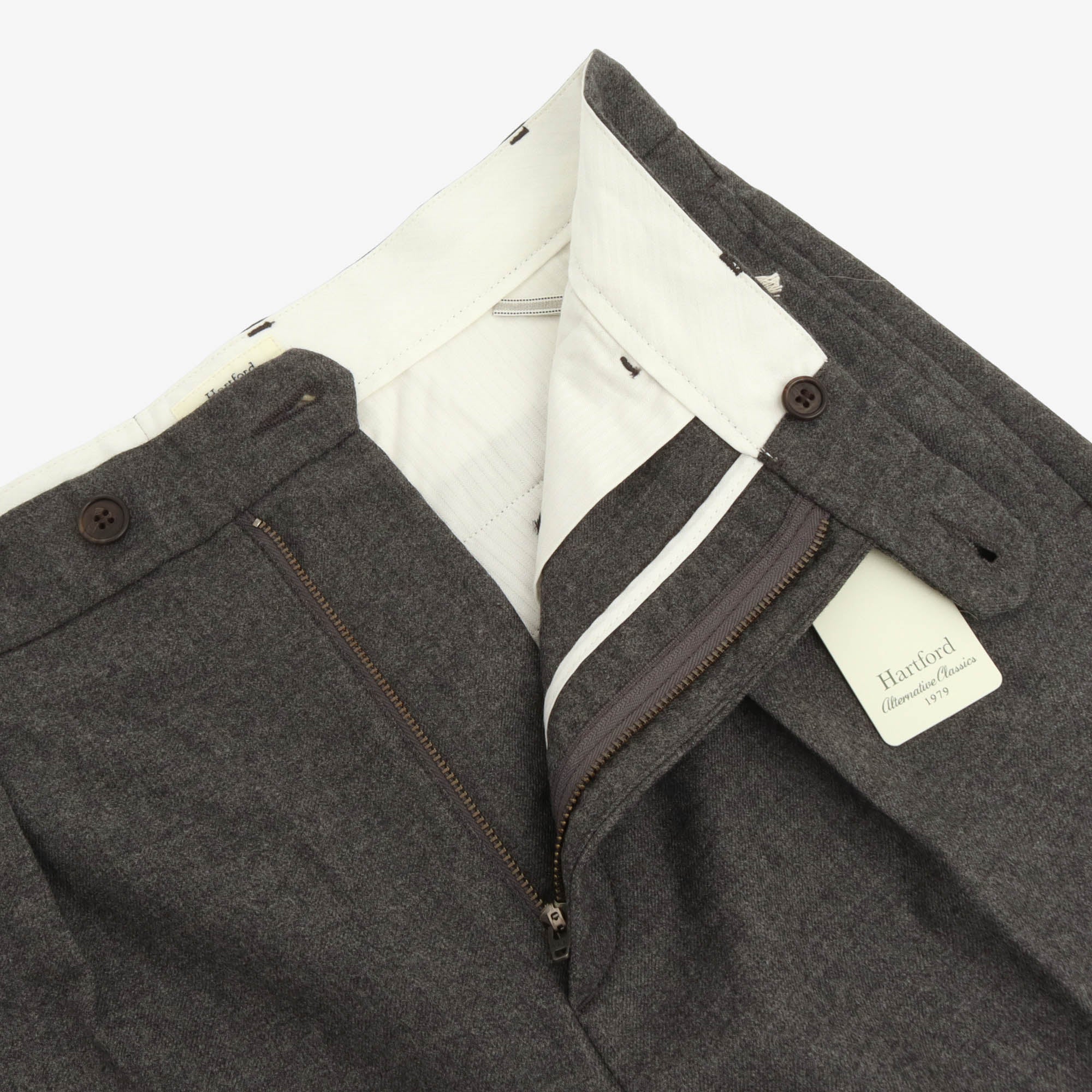 Trunk Straight Leg Wool Trousers (32W X 32L)