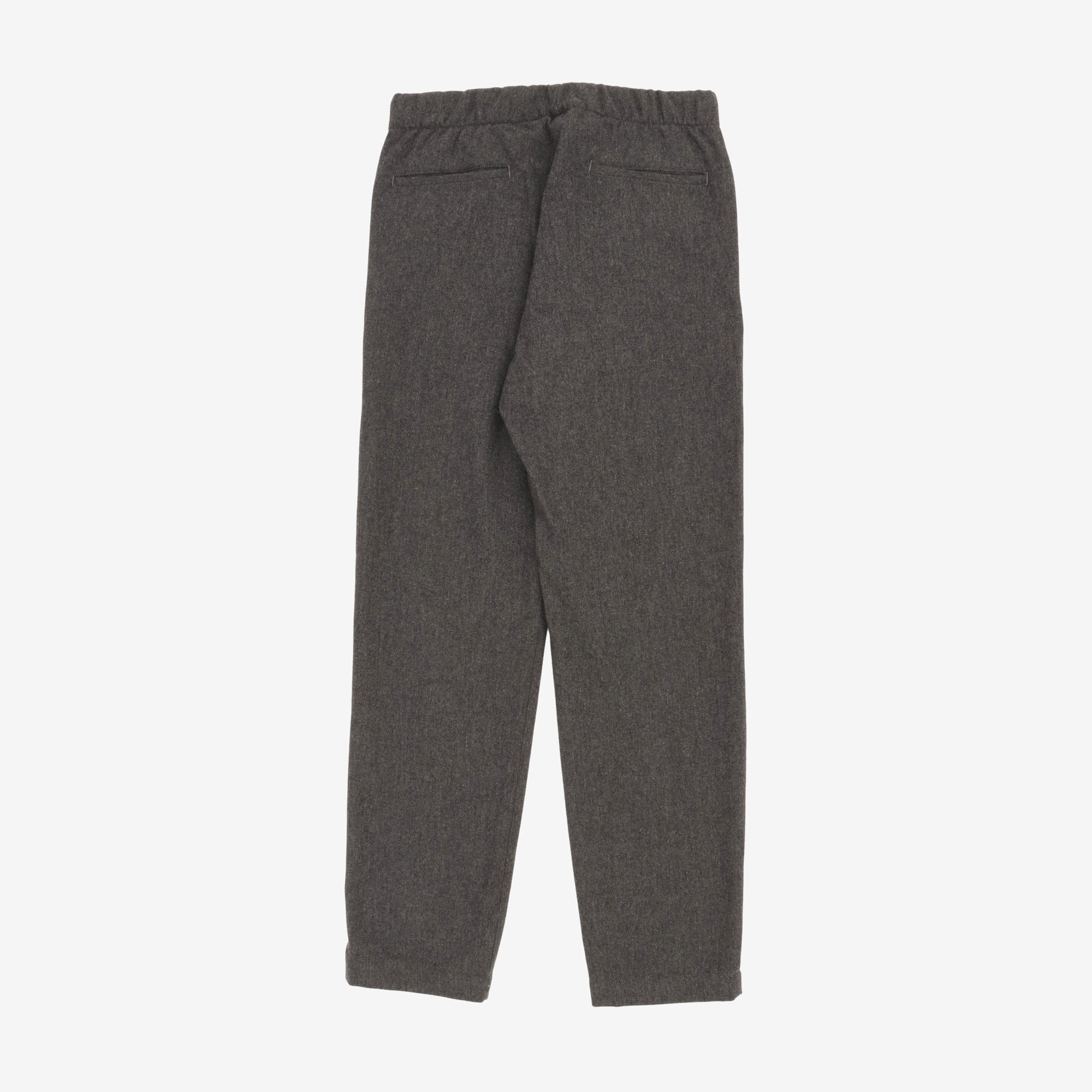 Joggy Wool Blend Drawstring Trousers